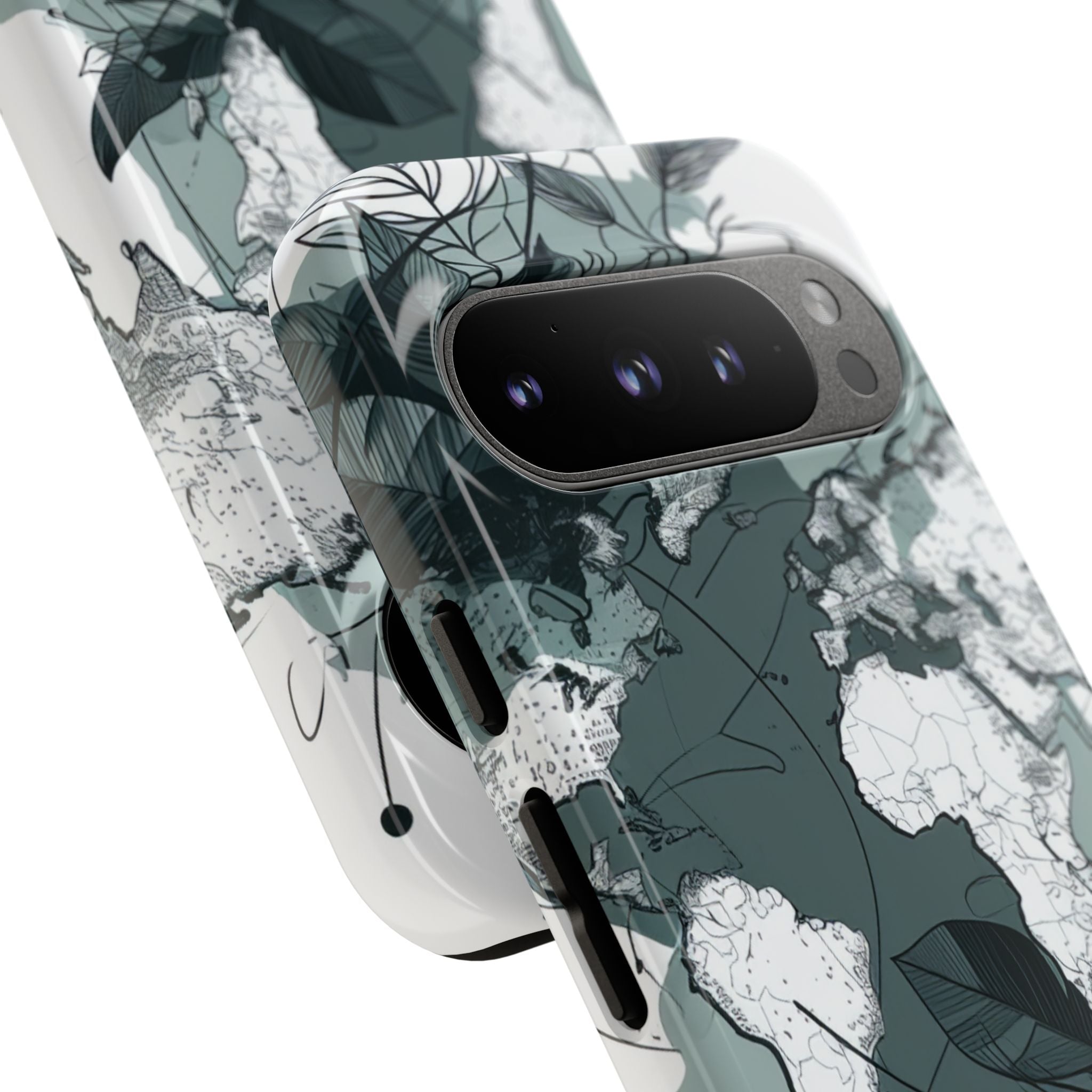 Botanische Weltkarte Google Pixel 9 – Robust