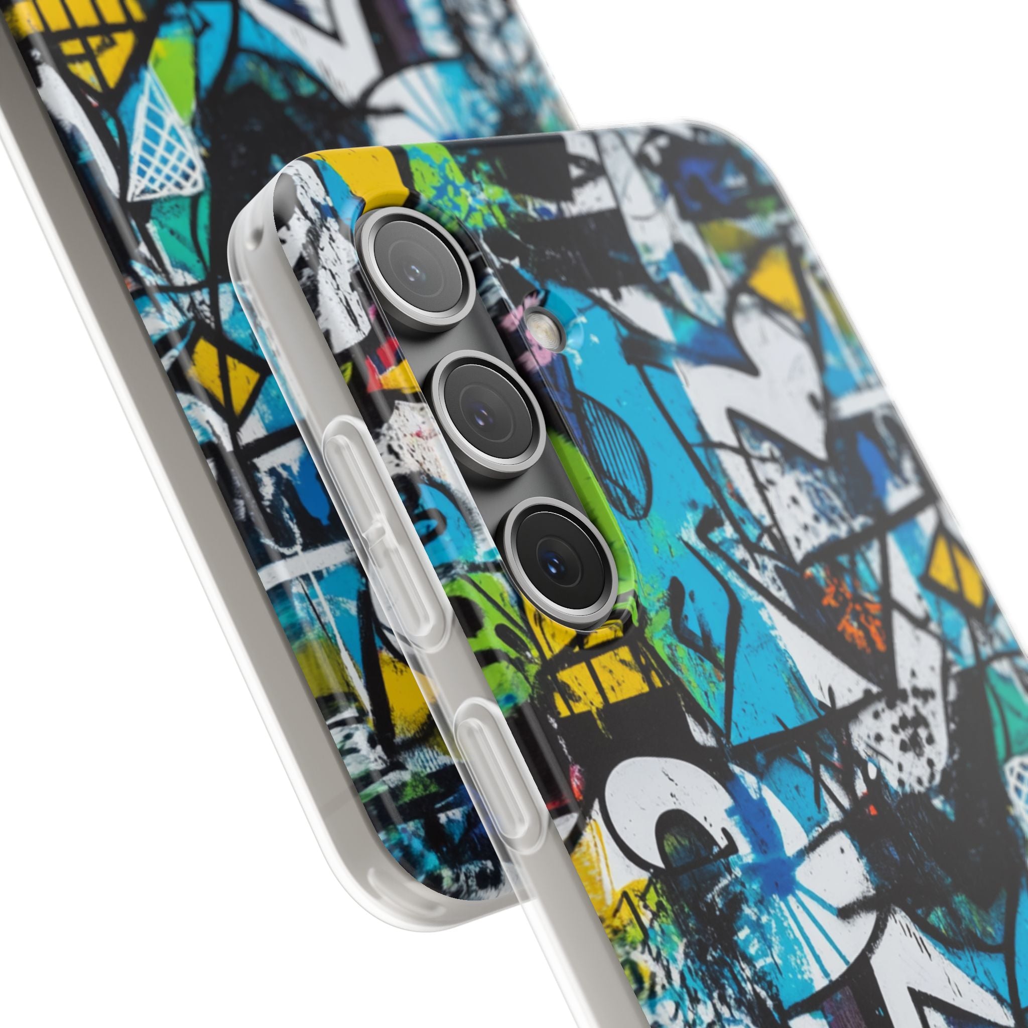 White Ripple Drift Samsung S24 Case - Soft