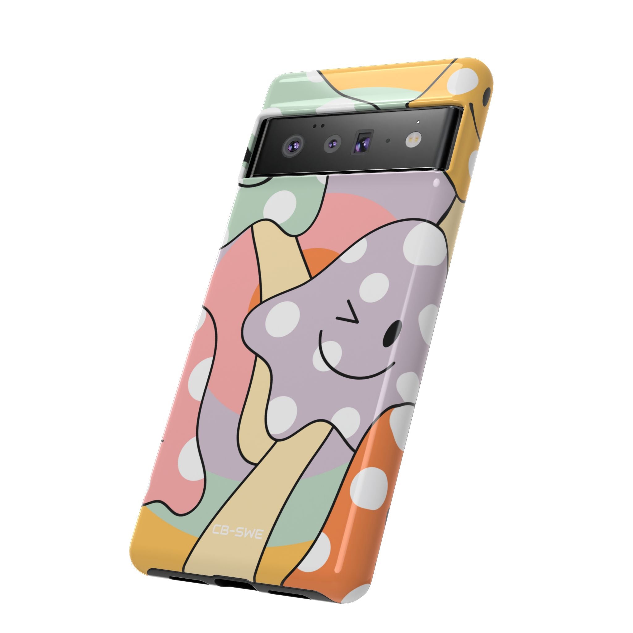 Playful Mushroom Friends - Google Pixel Case