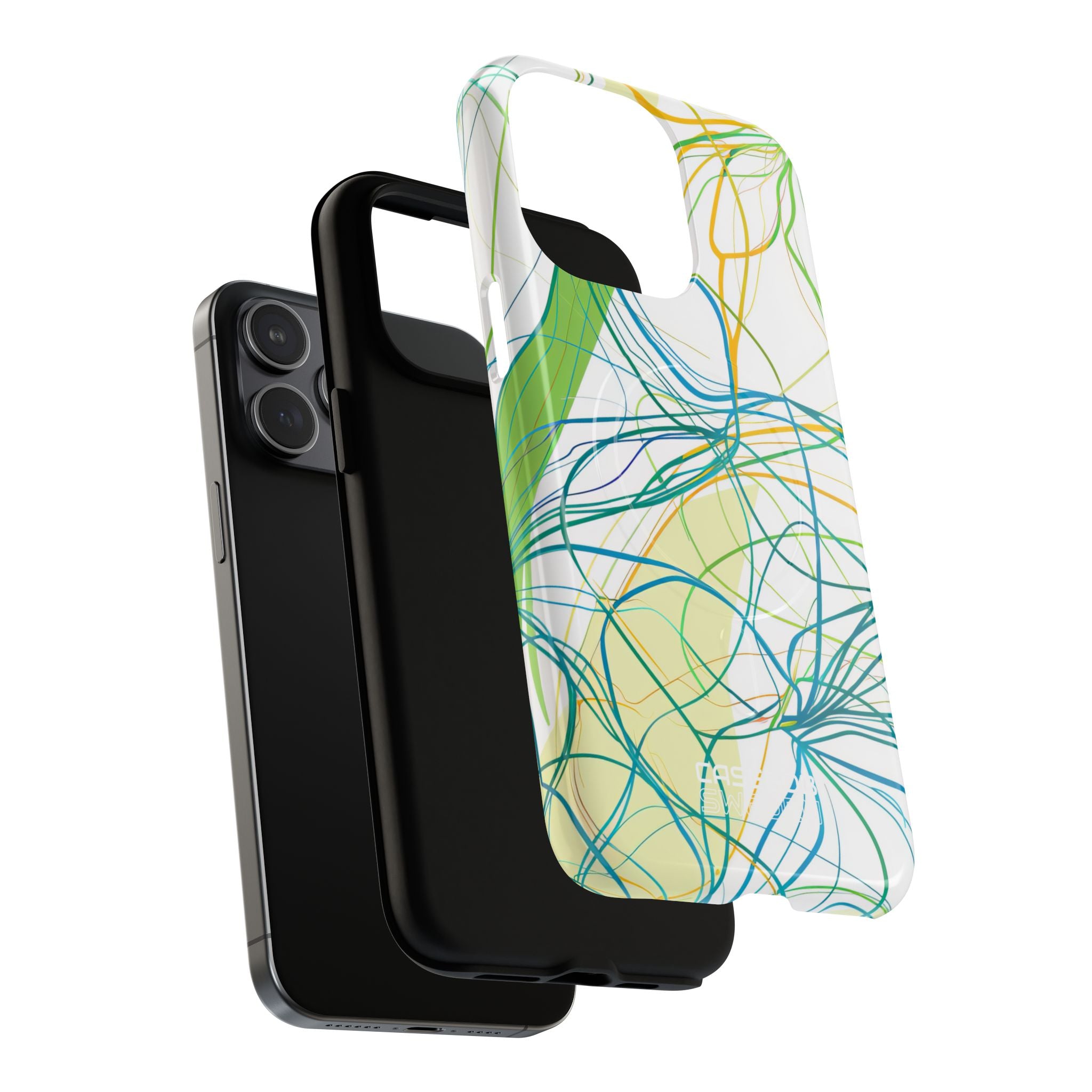 Correnti del fiume che si attorcigliano iPhone 15 - Tough+