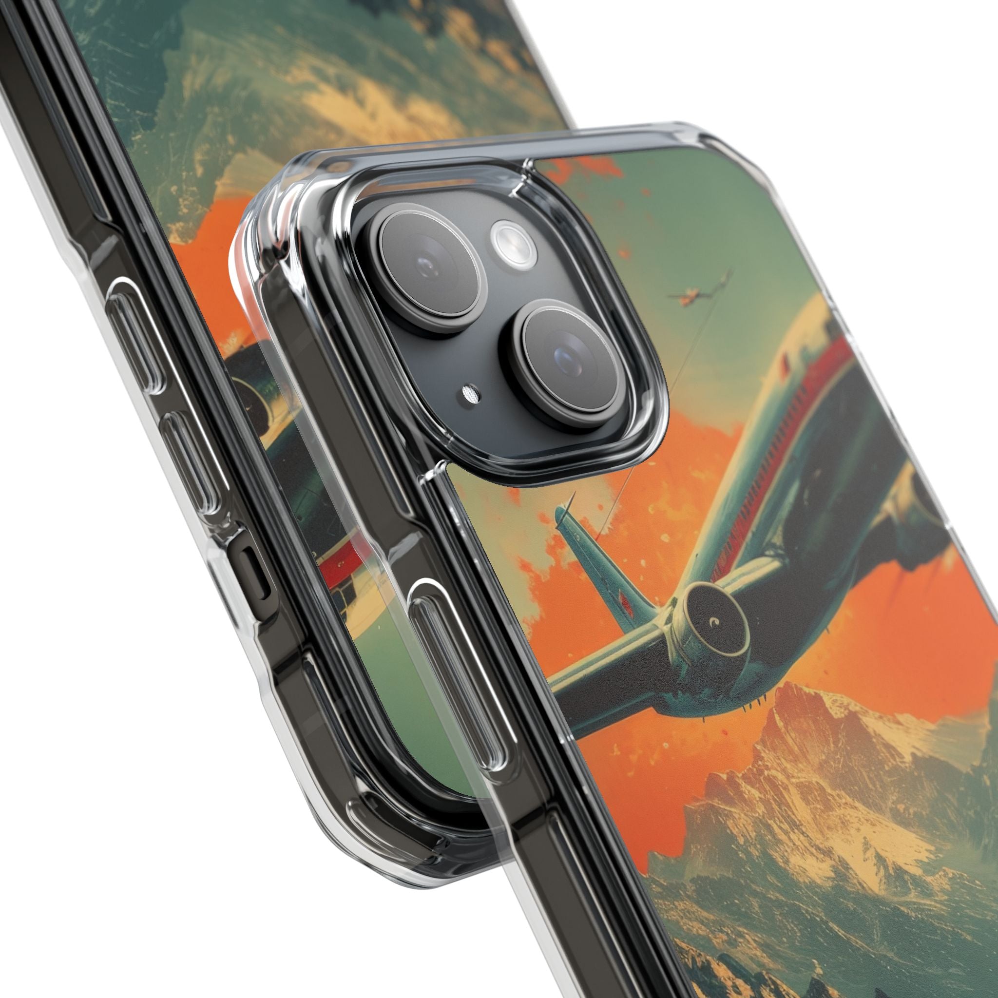 Soaring Mountain Flight iPhone 15 - Impact Clear+