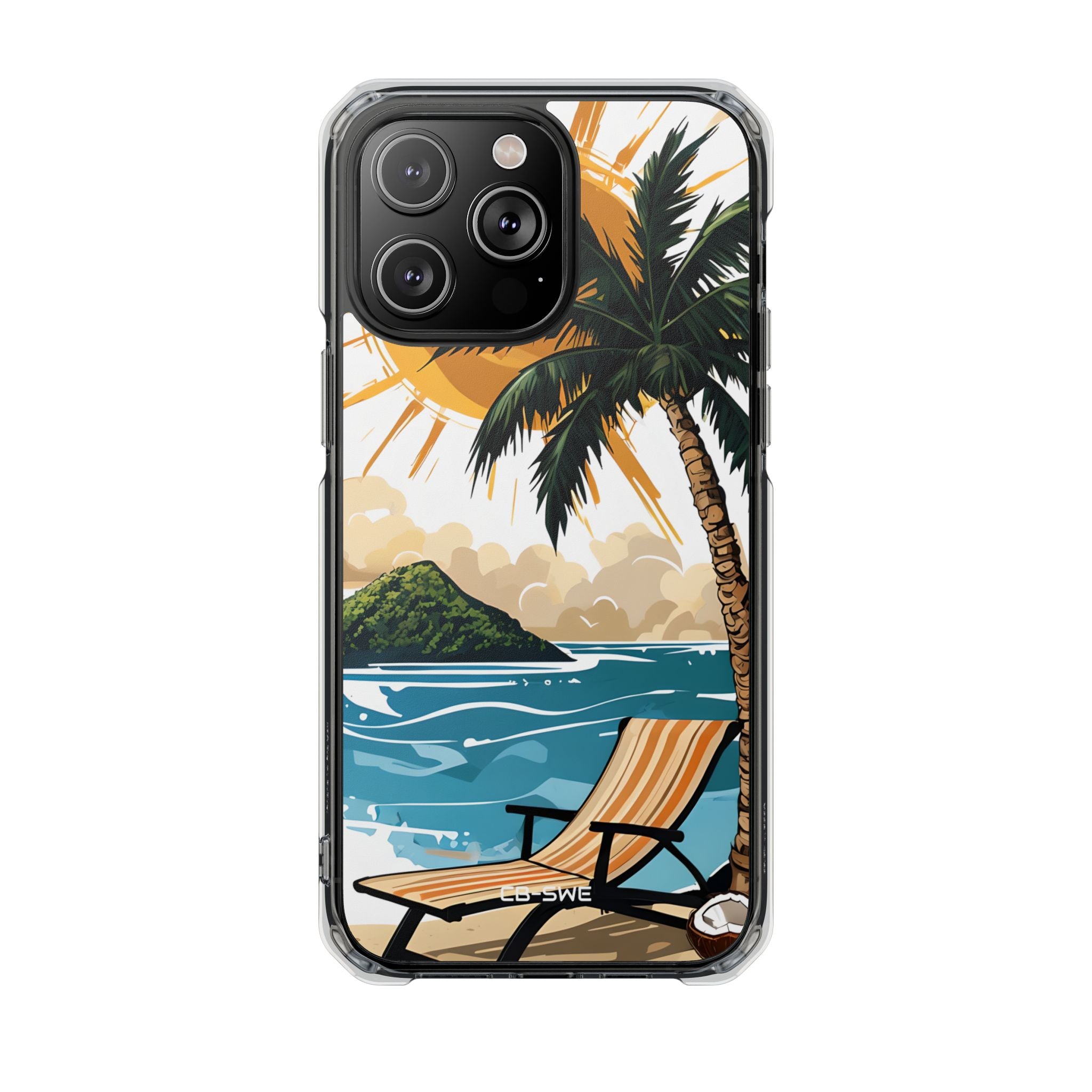 Sunny Tropical Escape iPhone Case - Impact