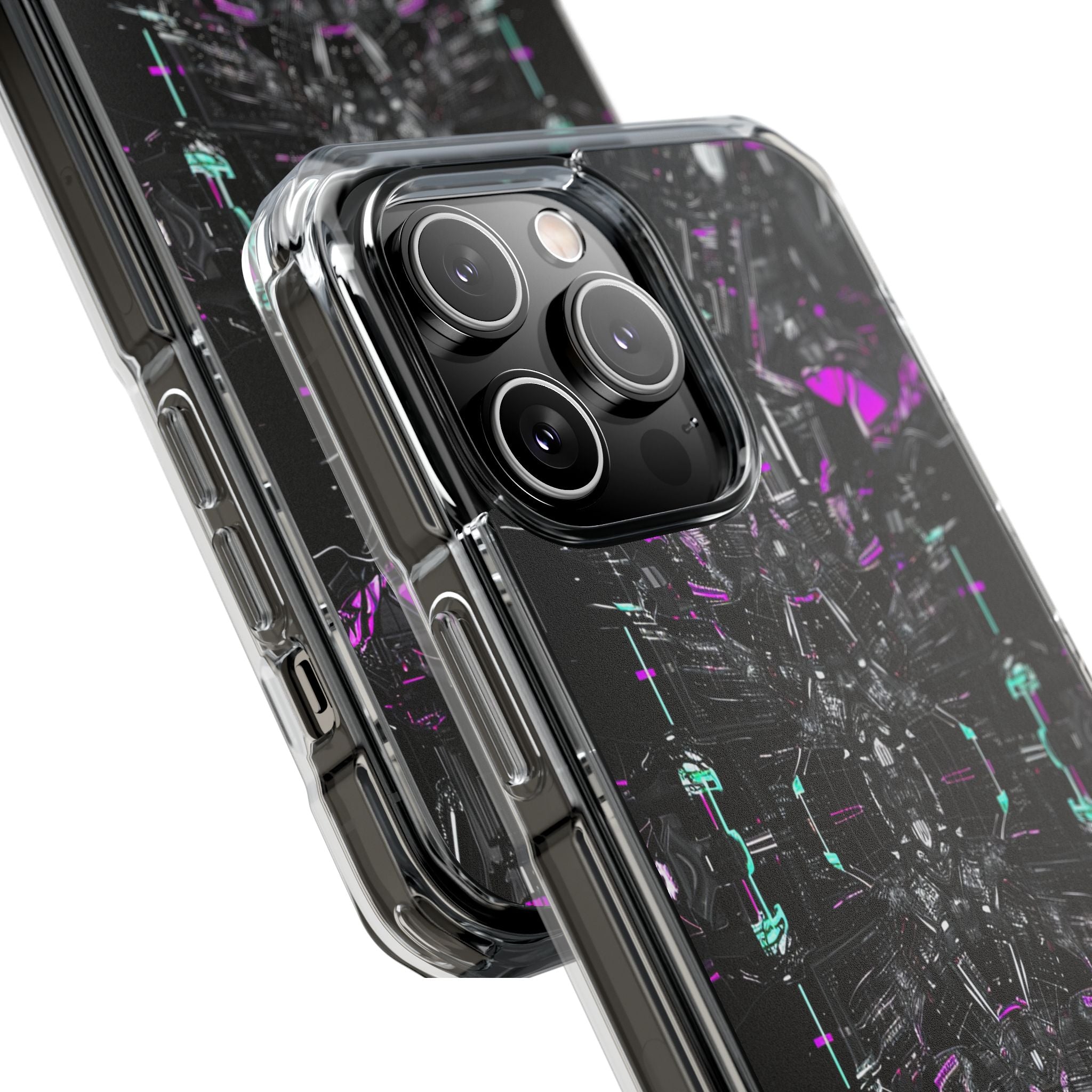 Cybernetic Neon Nexus iPhone 14 - Impact Clear+