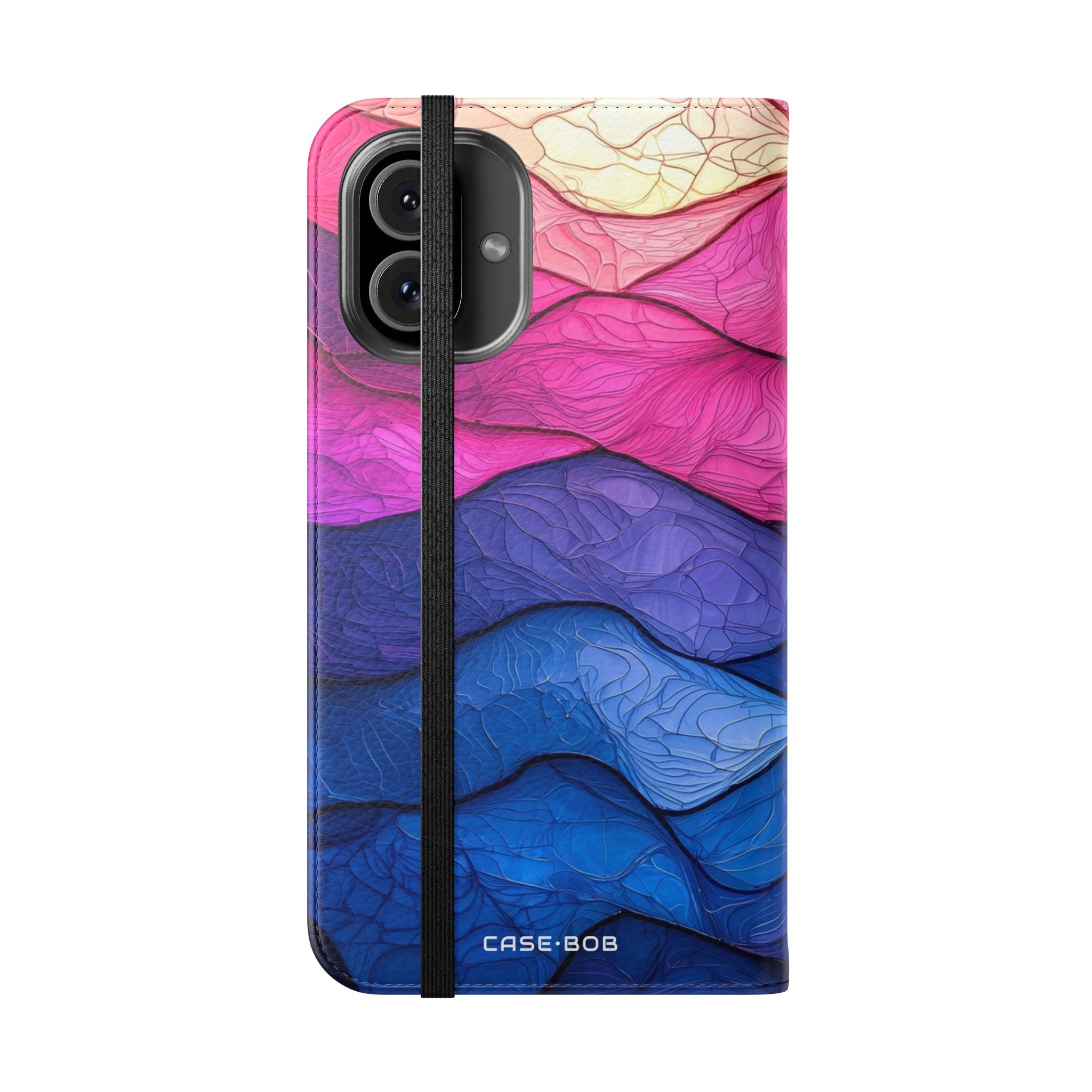 Wavy Veins - iPhone 16 Plus Case - Wallet