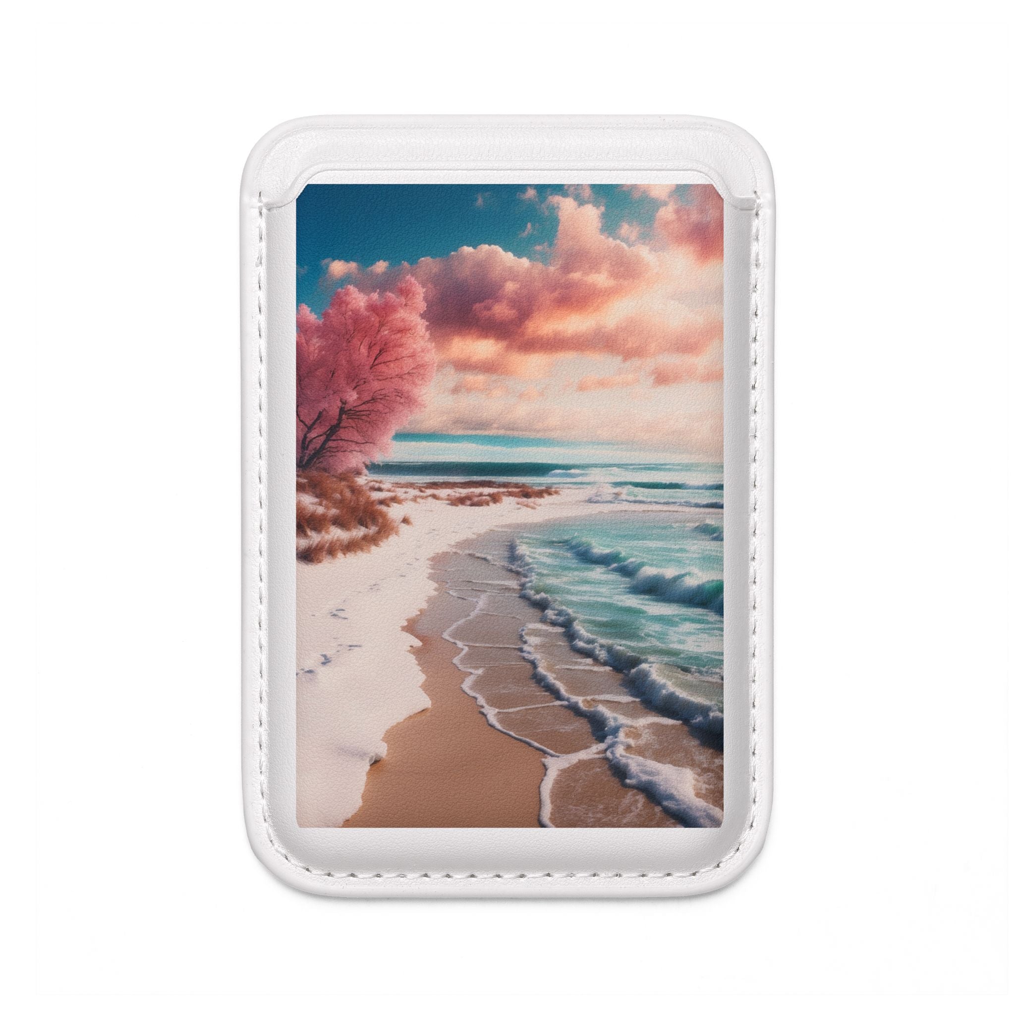 Pink Breeze Tree Wallet – MagSafe Ready