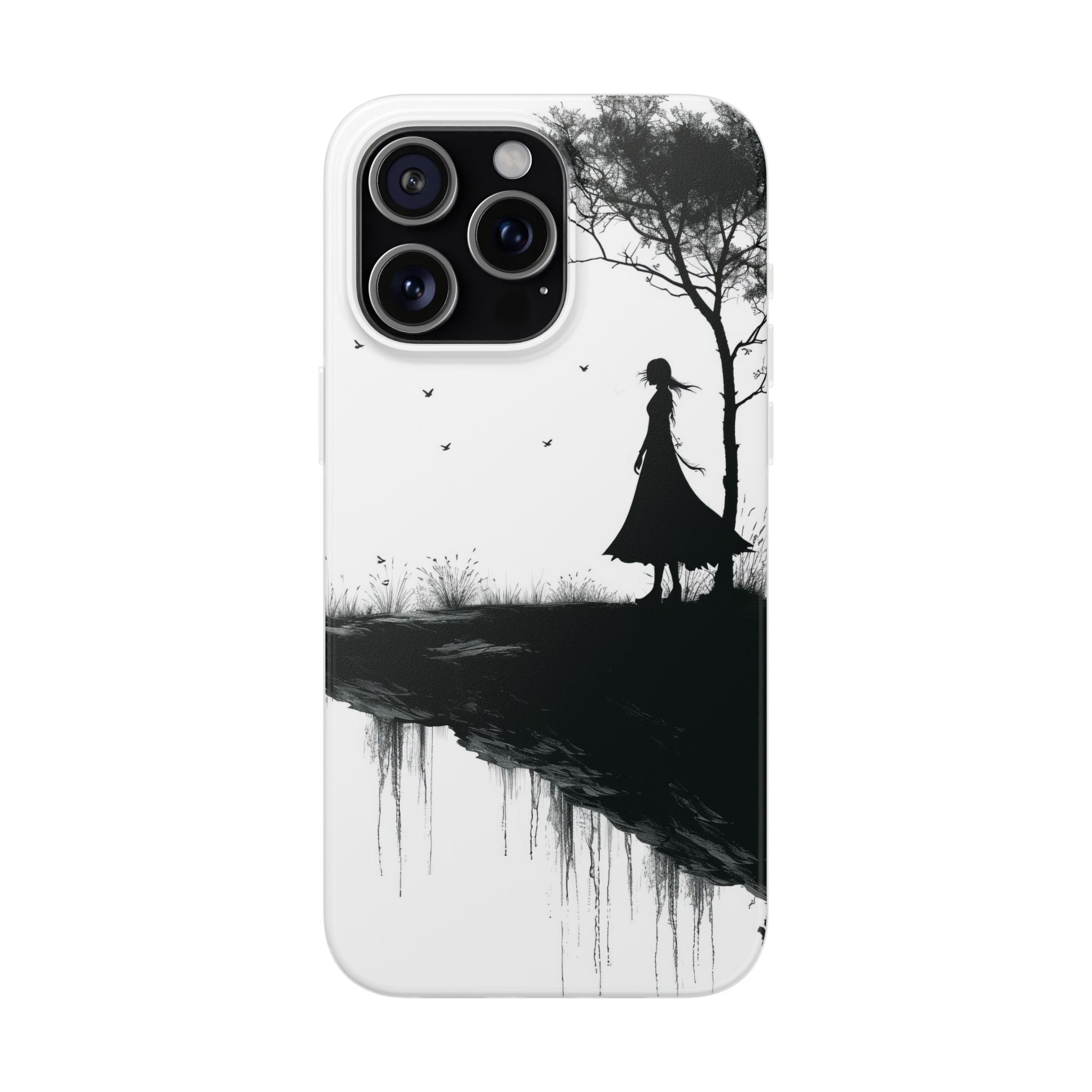 Cliffside Silhouette iPhone 15 Pro Max Case - Soft