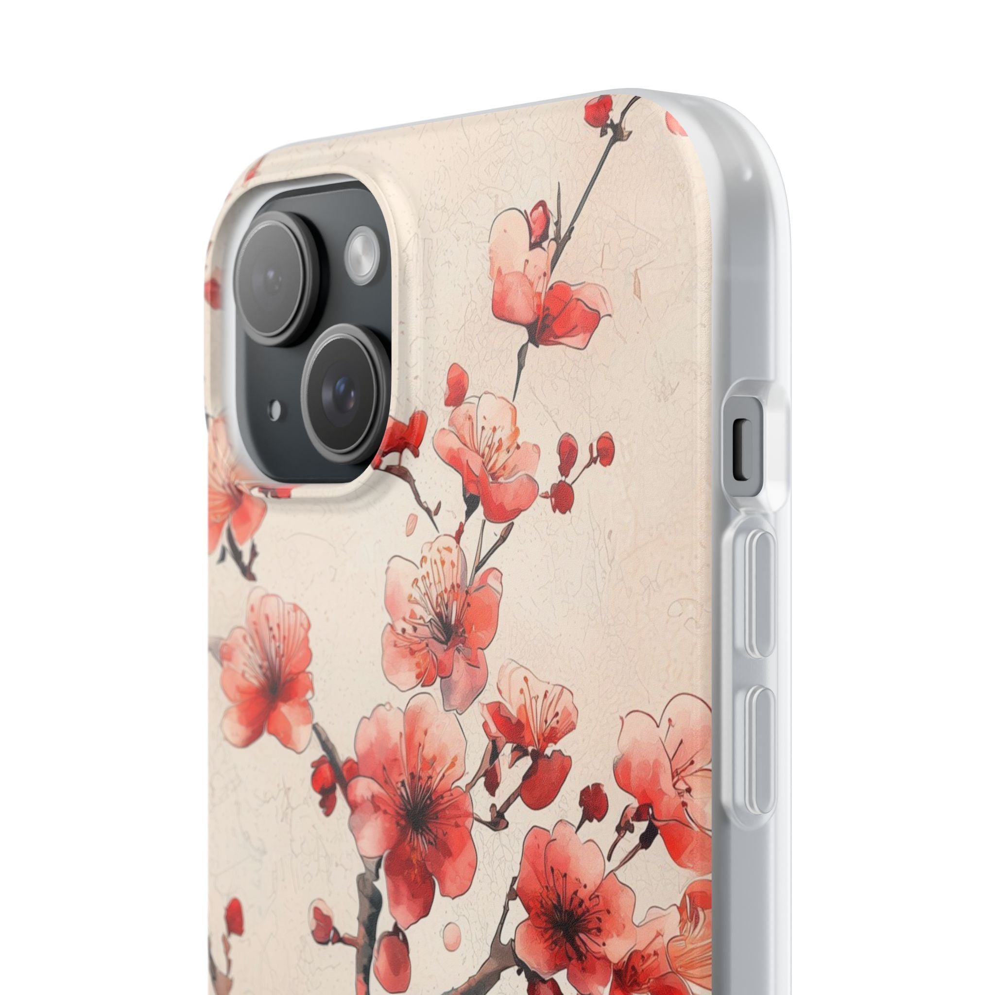 Blossom Shadow iPhone 15 Plus Case - Soft