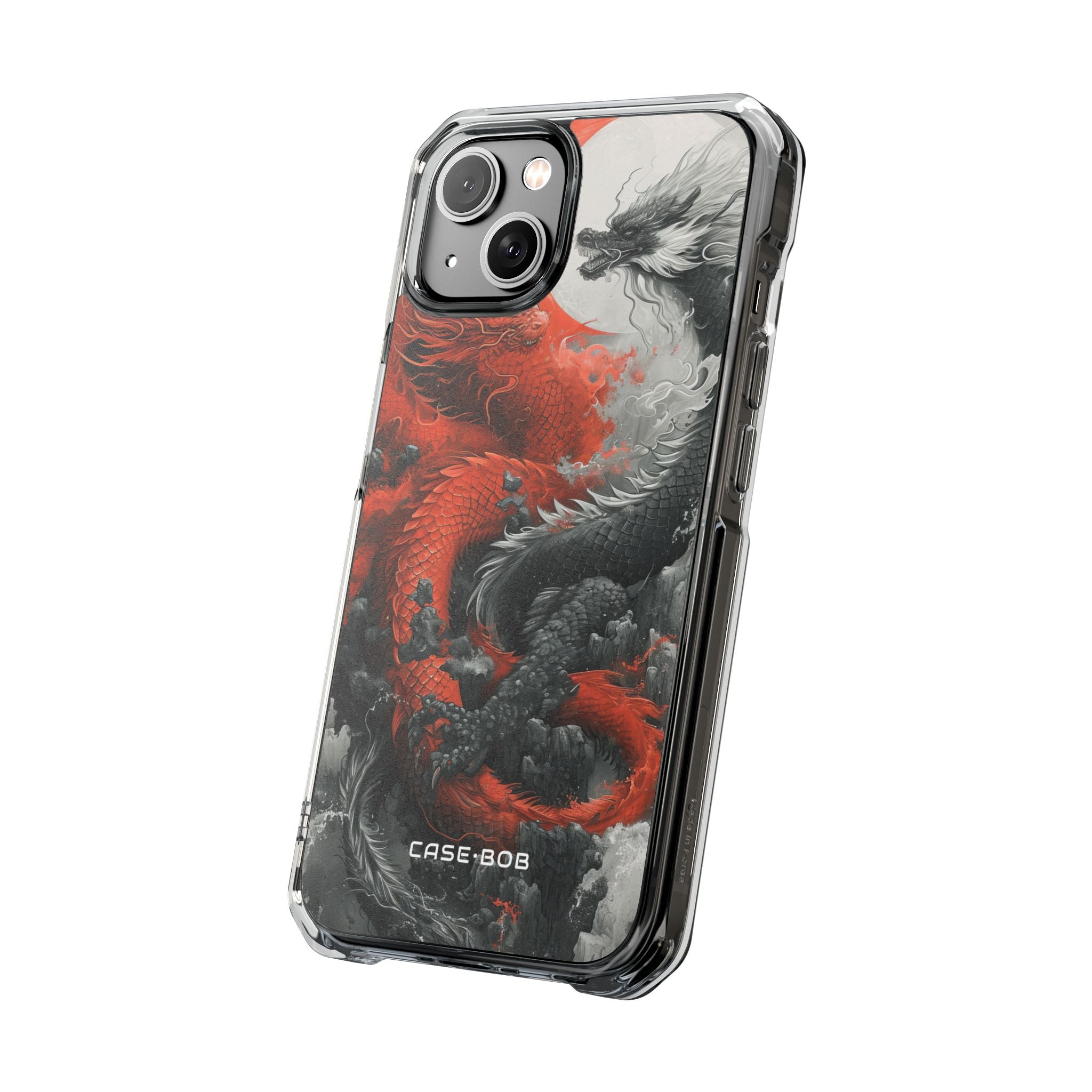 Twin Dragons Crimson iPhone 14 Case - Impact