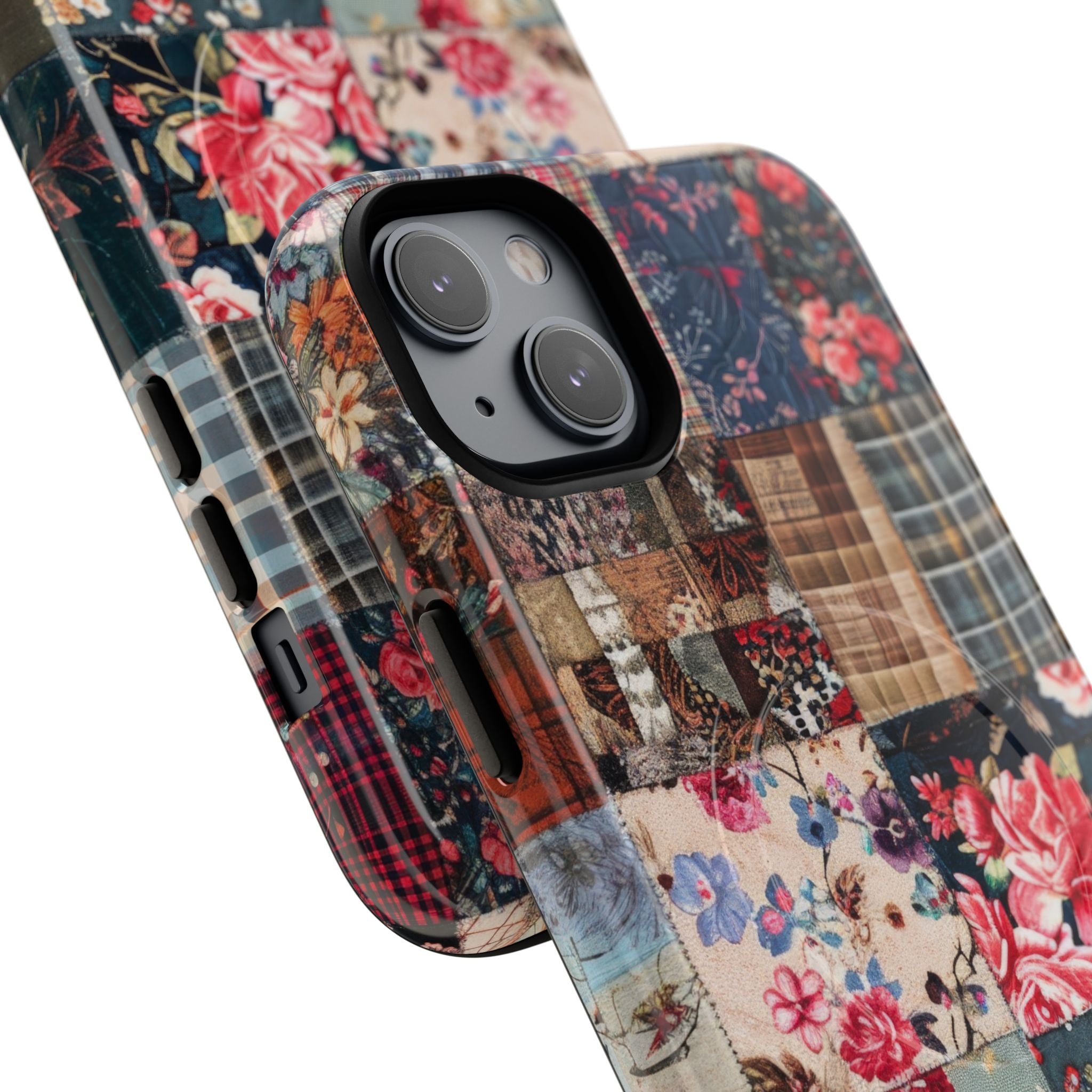 Patchwork Floral Quilt iPhone 14 - Tough+