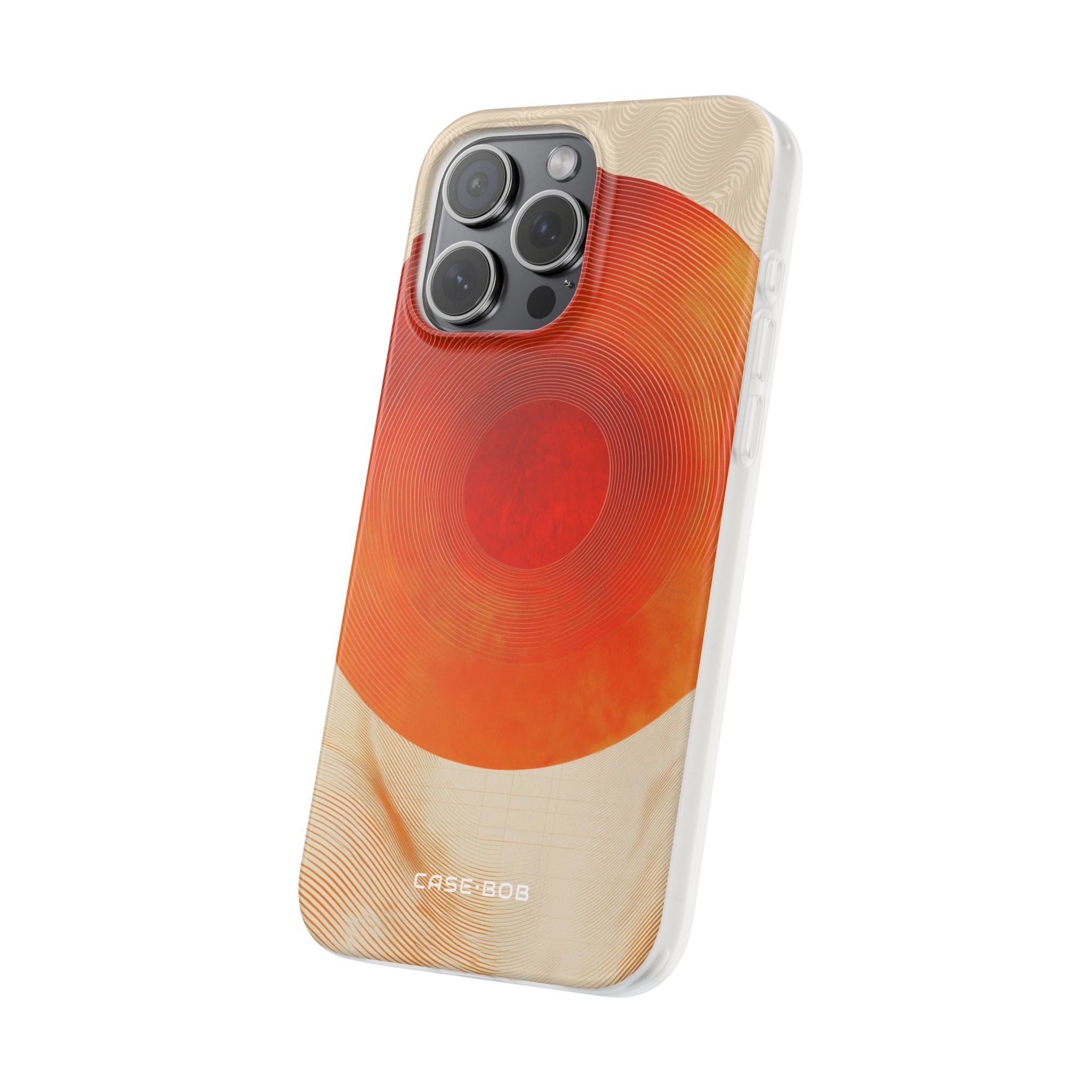 Sunburst Swirl iPhone 15 Pro Max Case - Soft