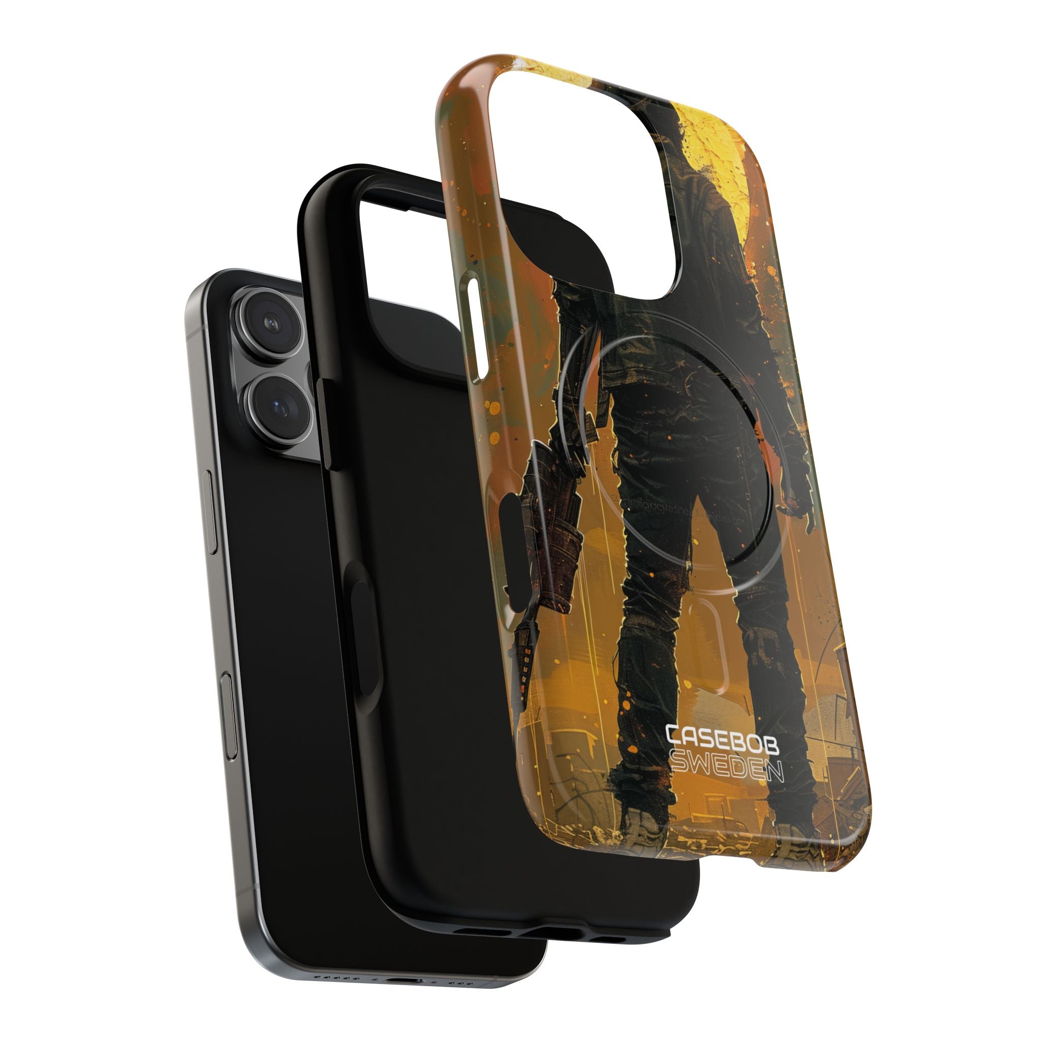 Crimson Fallout Horizon iPhone 16 - Tough+