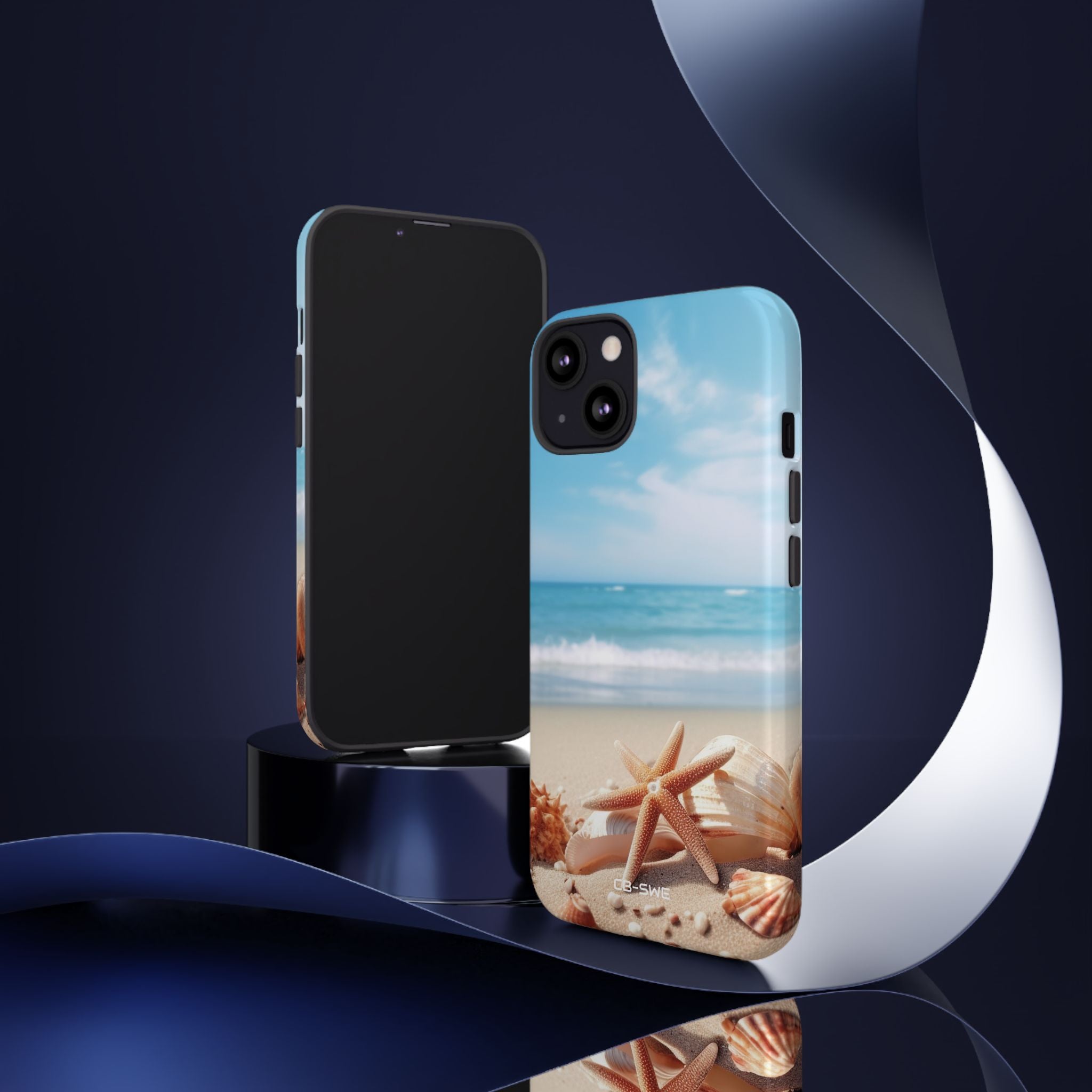 Shells Rest Beneath Waves - iPhone Case