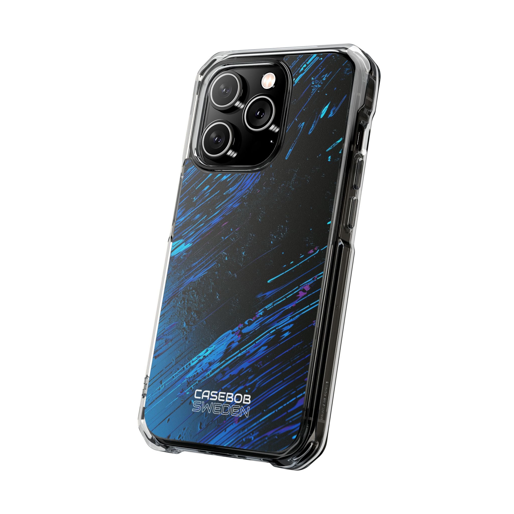 Middernachtblauwe Stromen iPhone 14 - Impact Clear+