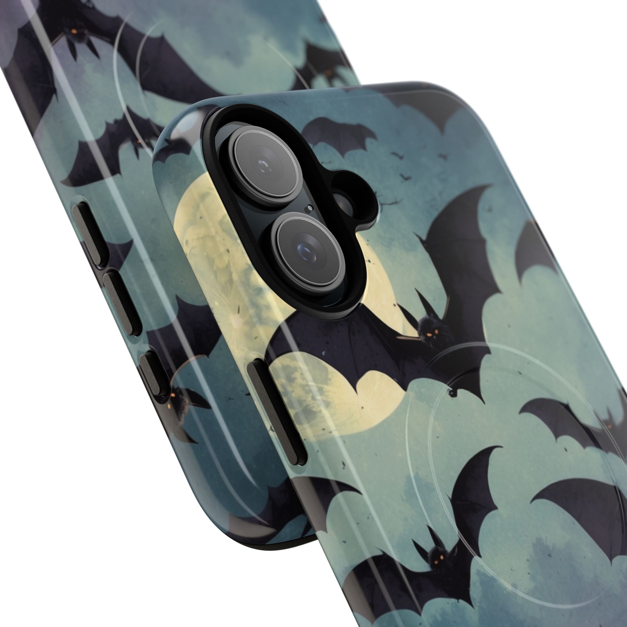 Glowing Bat Swarm iPhone 16 Plus Case - Tough+