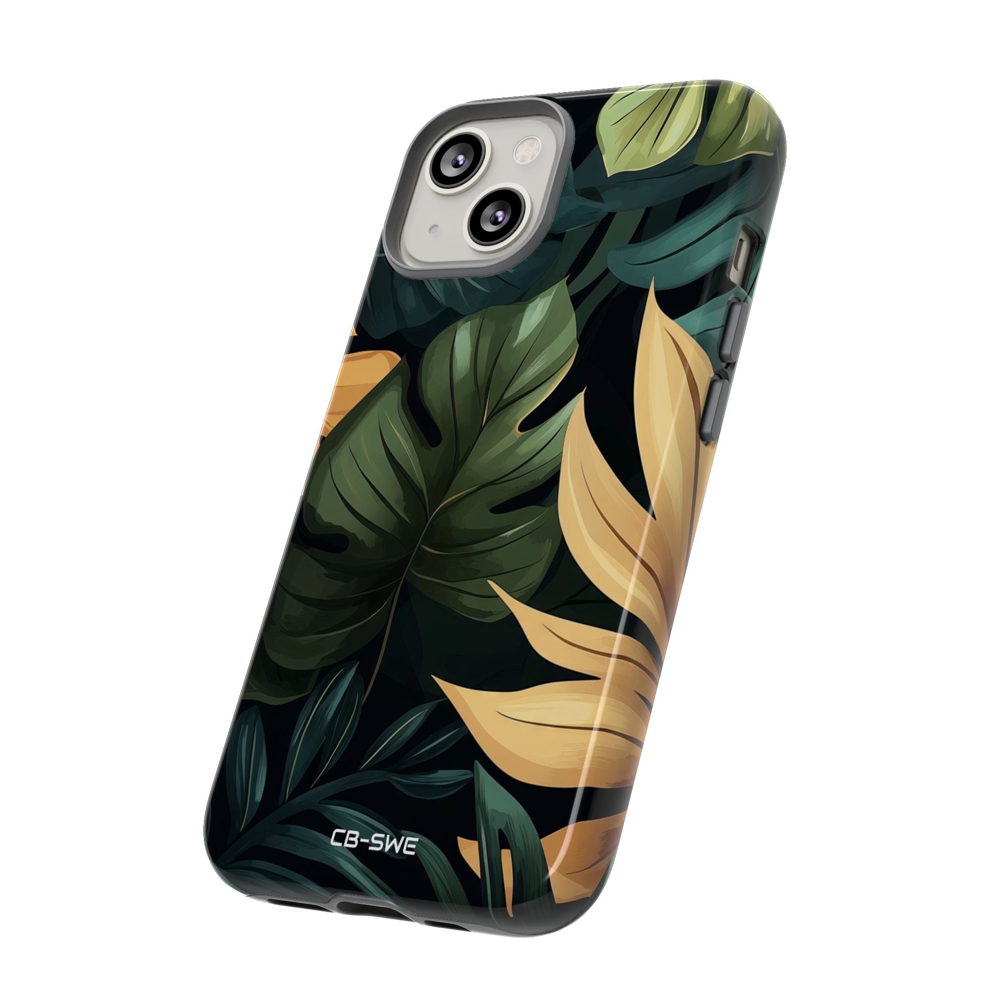 Tropical Leaves Dance - iPhone Case