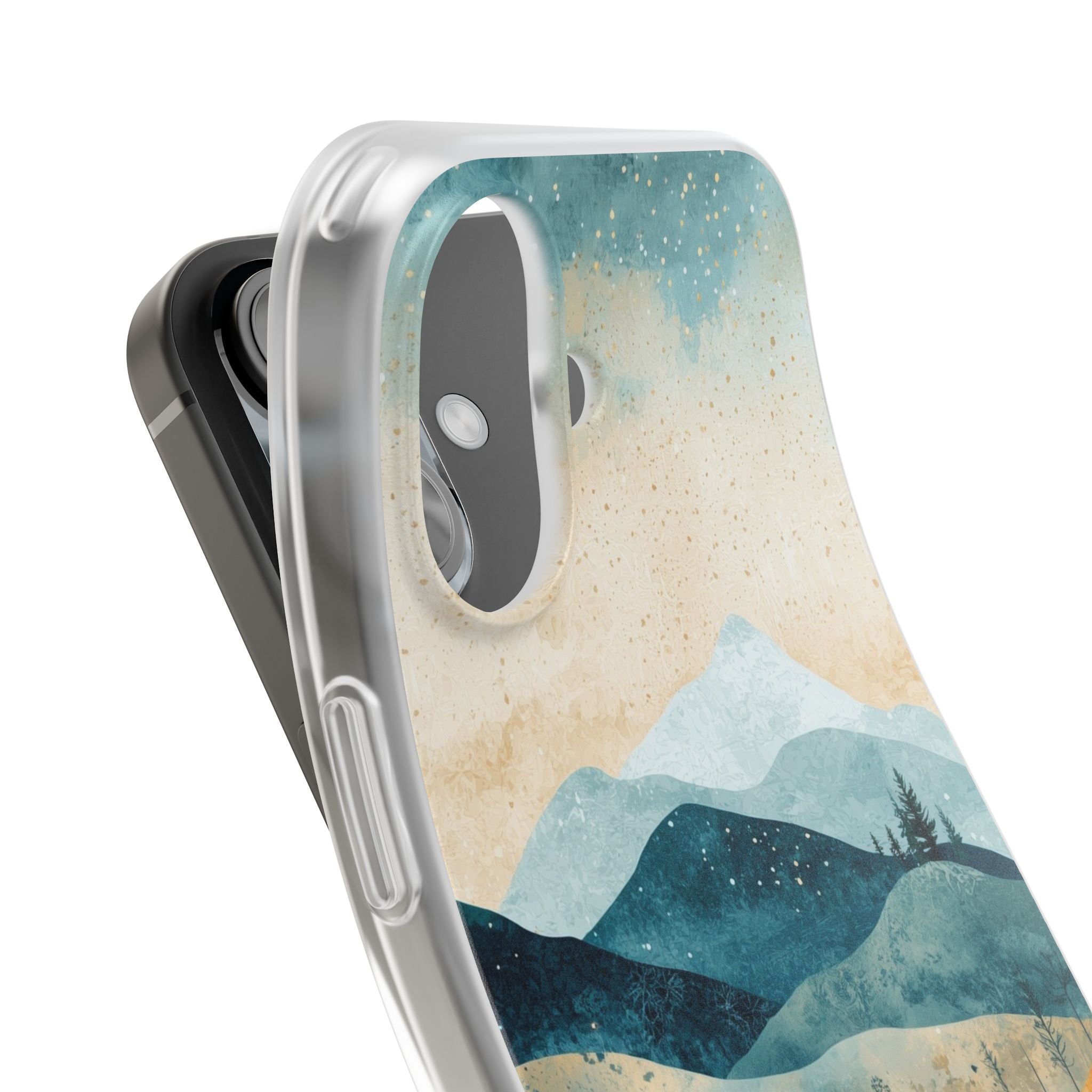 Moonlit Mountains iPhone 16 Case - Soft