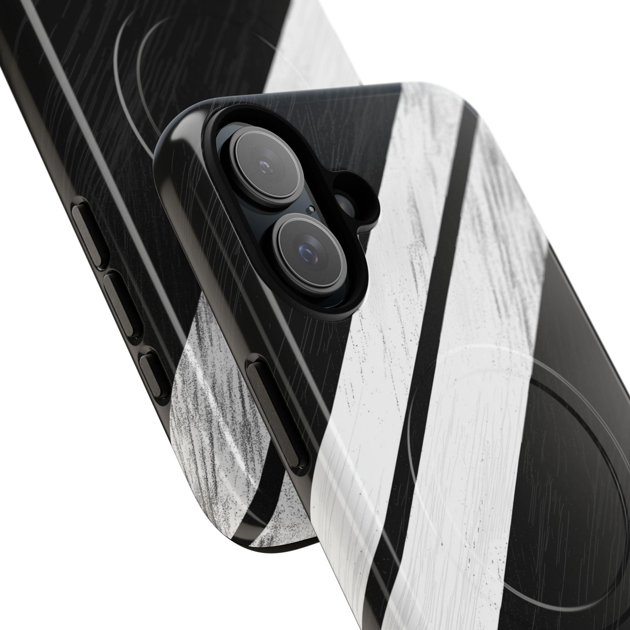 Distressed Stripe Motion iPhone 16 Plus Case - Tough+