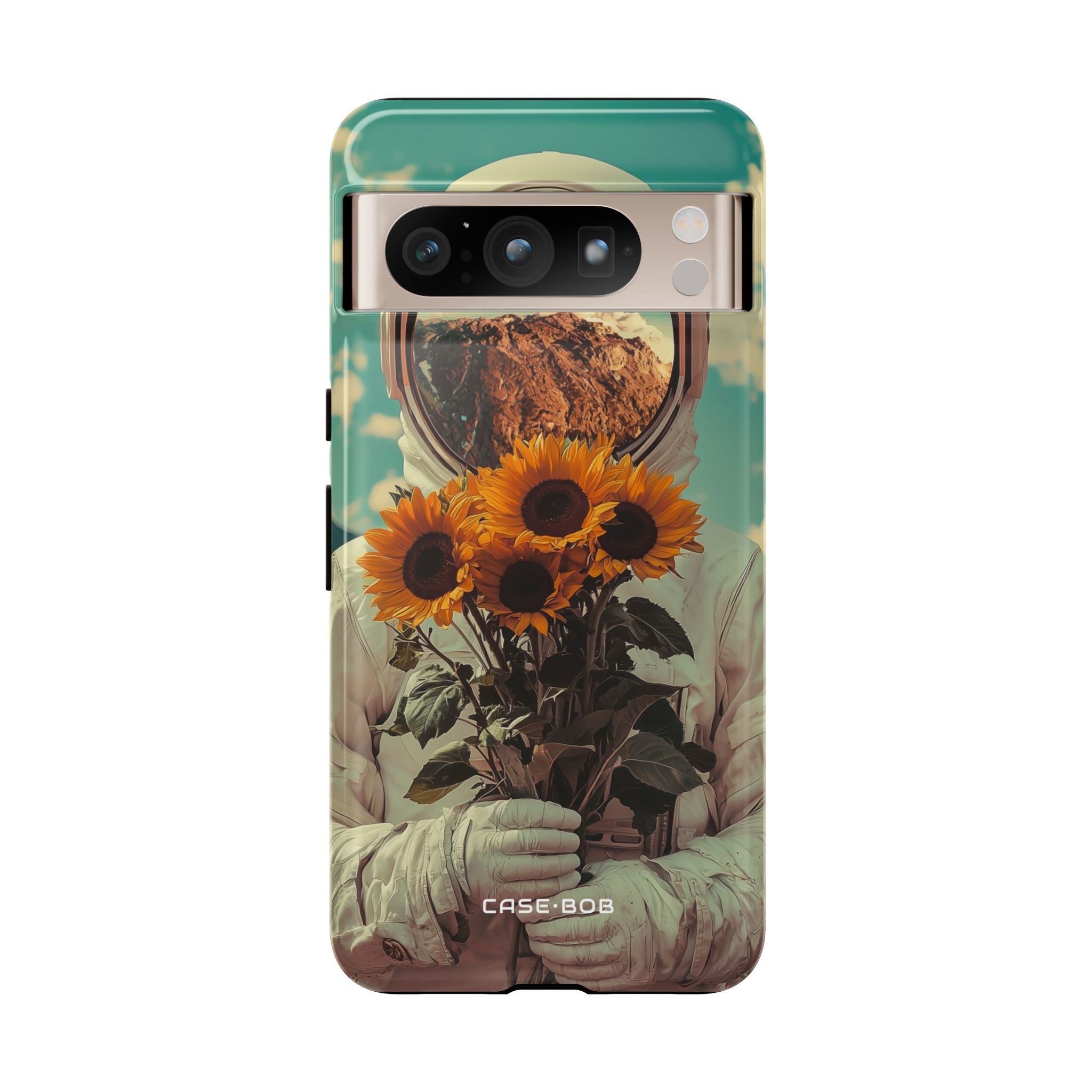 Sunflower Astronaut Google Pixel 8 Pro Case - Tough