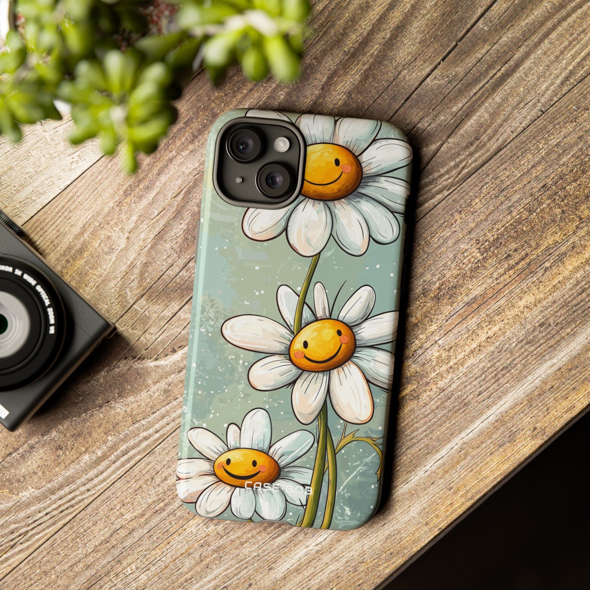 Sunny Daisy Smiles iPhone 15 Plus Case - Tough