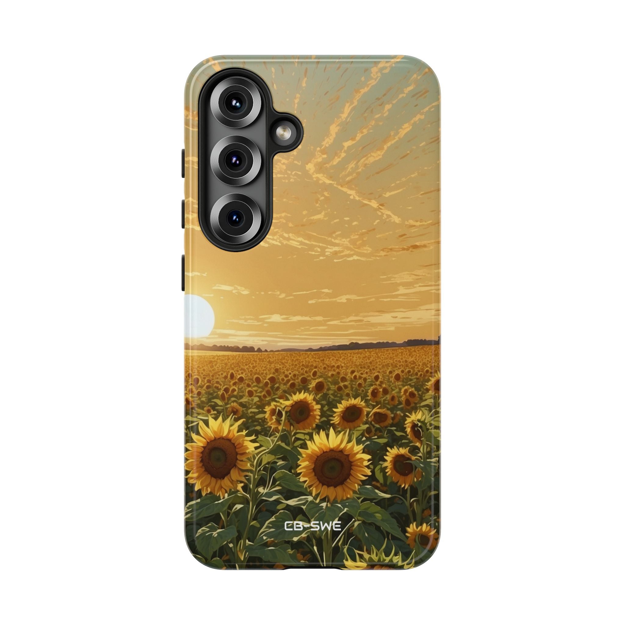 Sunflowers Embrace Sunset - Samsung Case