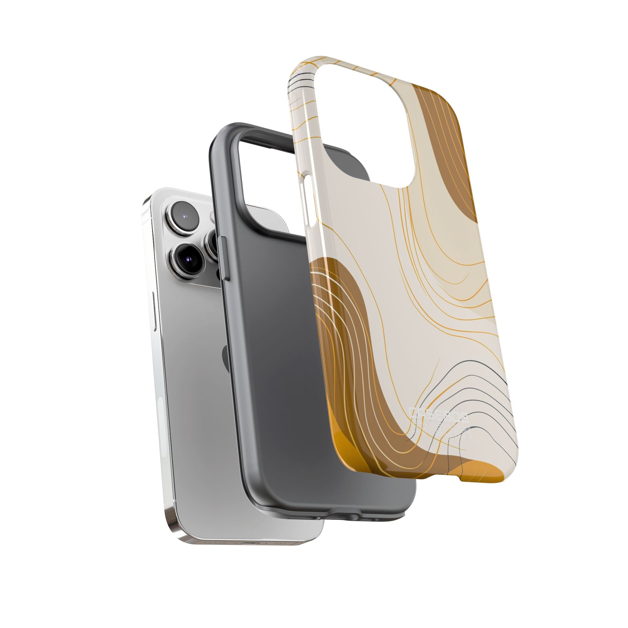 Linee Dorate Fluide iPhone 14 - Tough