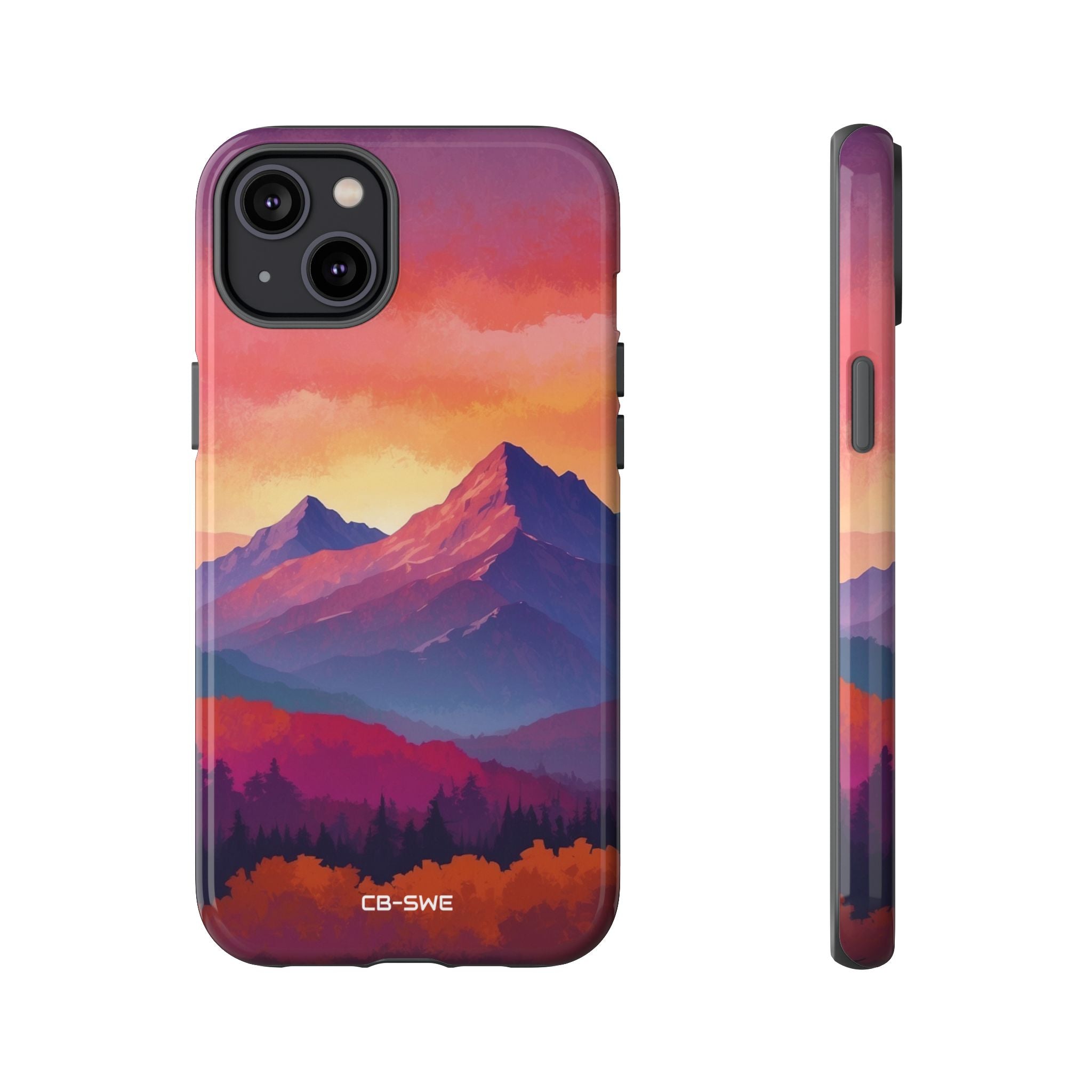 Mountain Peaks Rise - iPhone Case