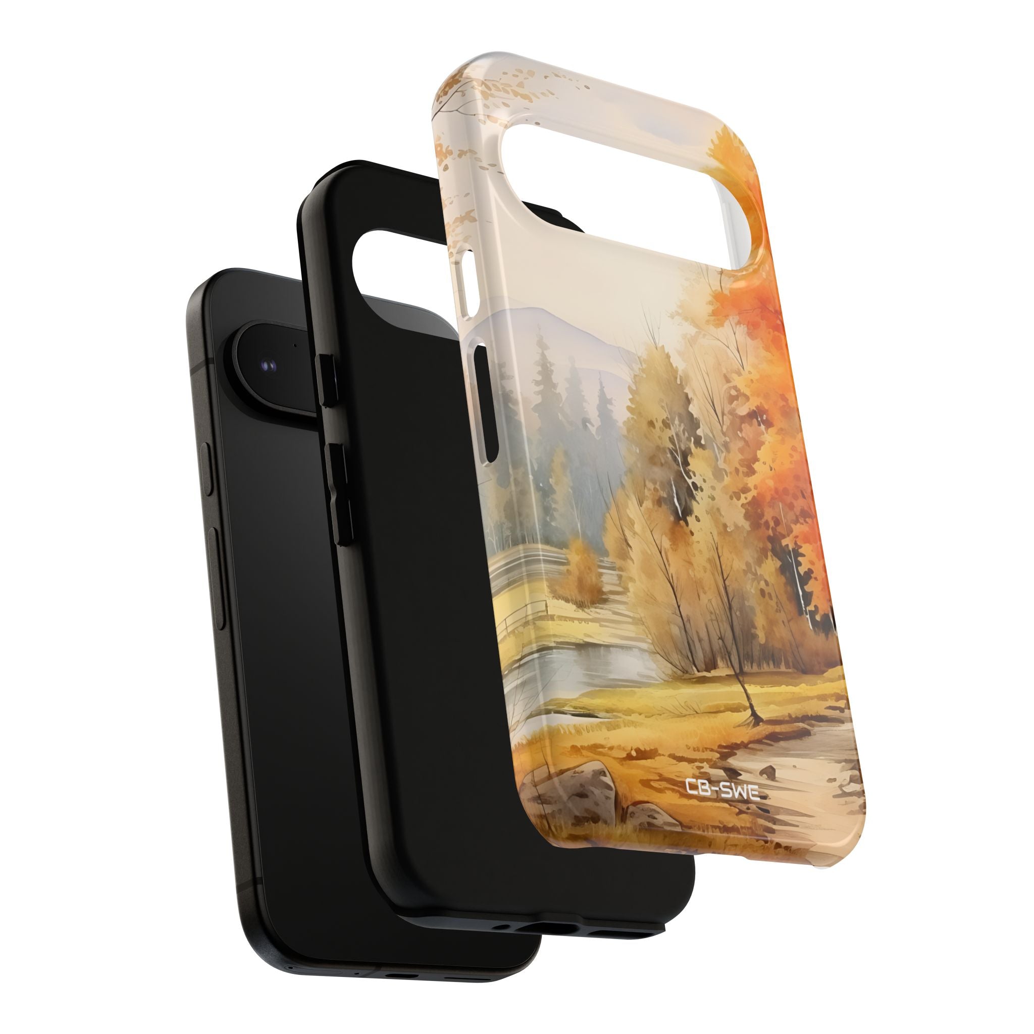 Golden Leaves Drift - Google Pixel Case