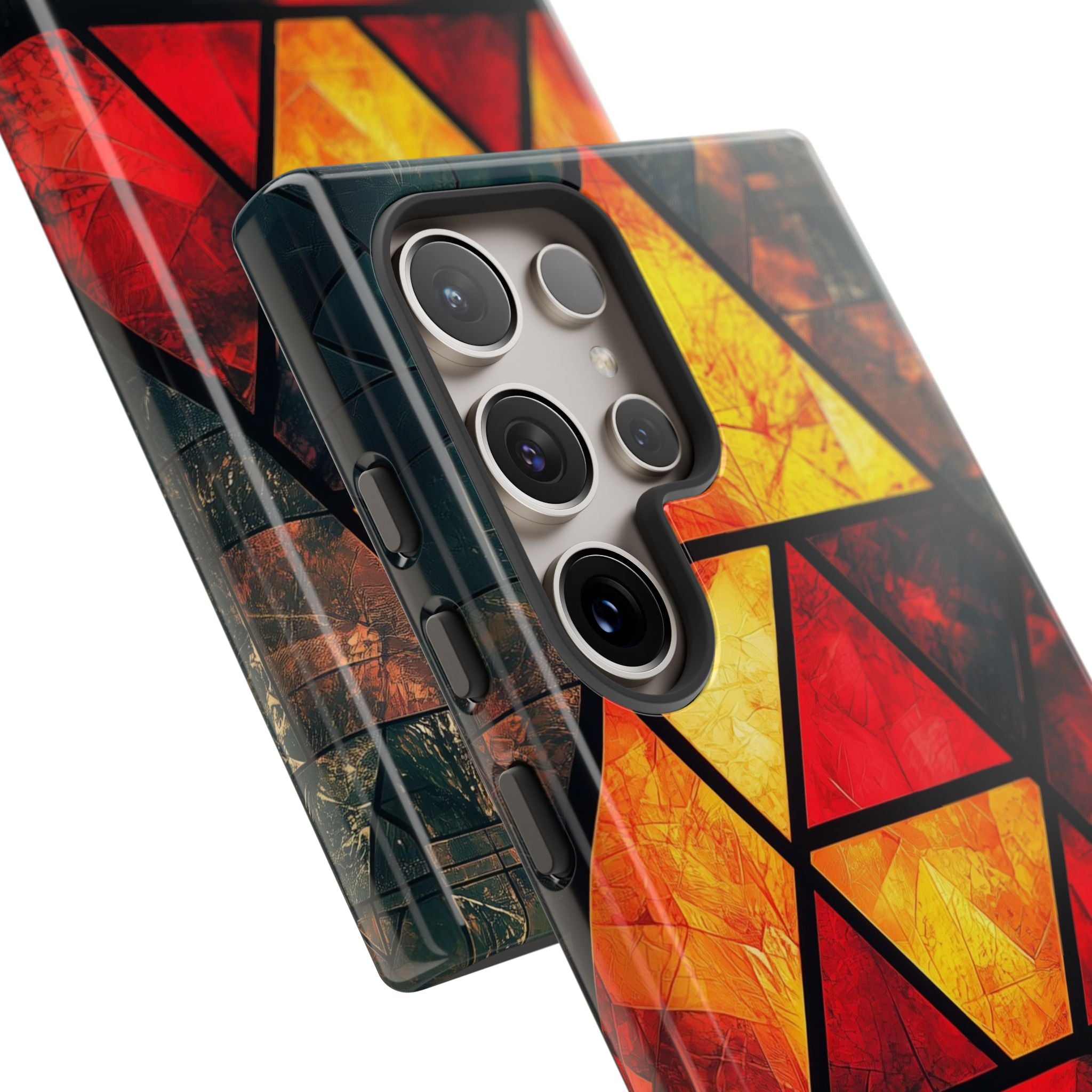 Triangles Illuminate Warmth - Samsung Case