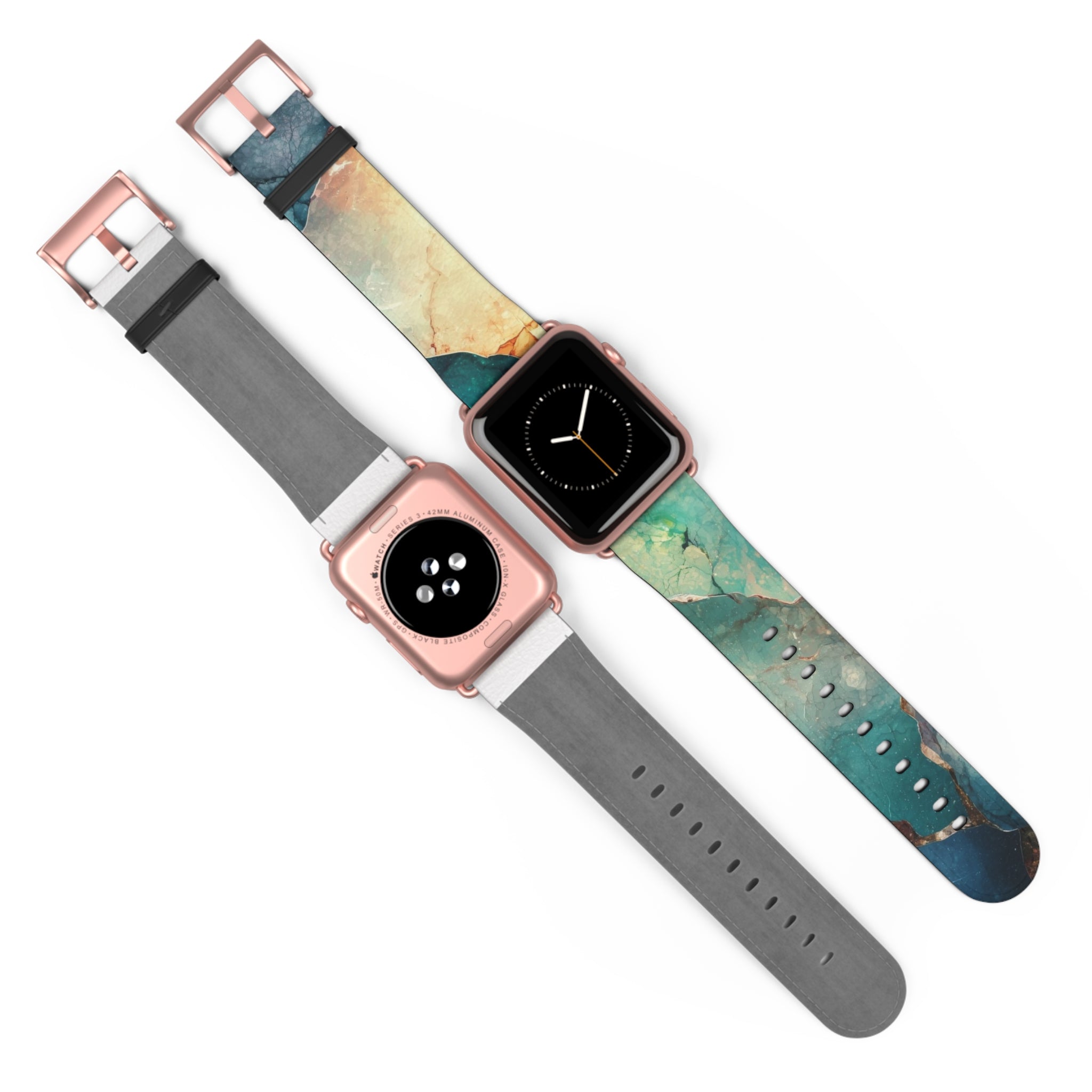 Fractured Gemstone Teal - Watch Band