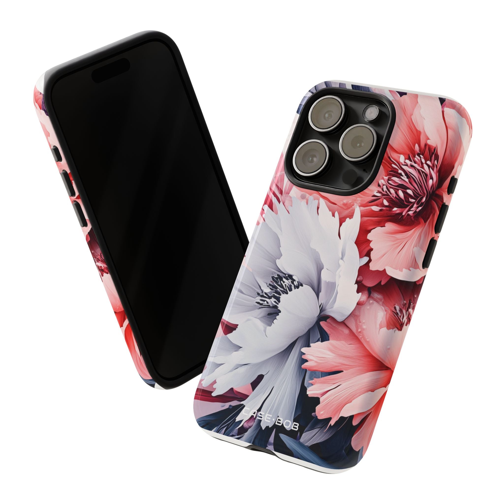 Coral Bloom iPhone 15 Pro Case - Tough