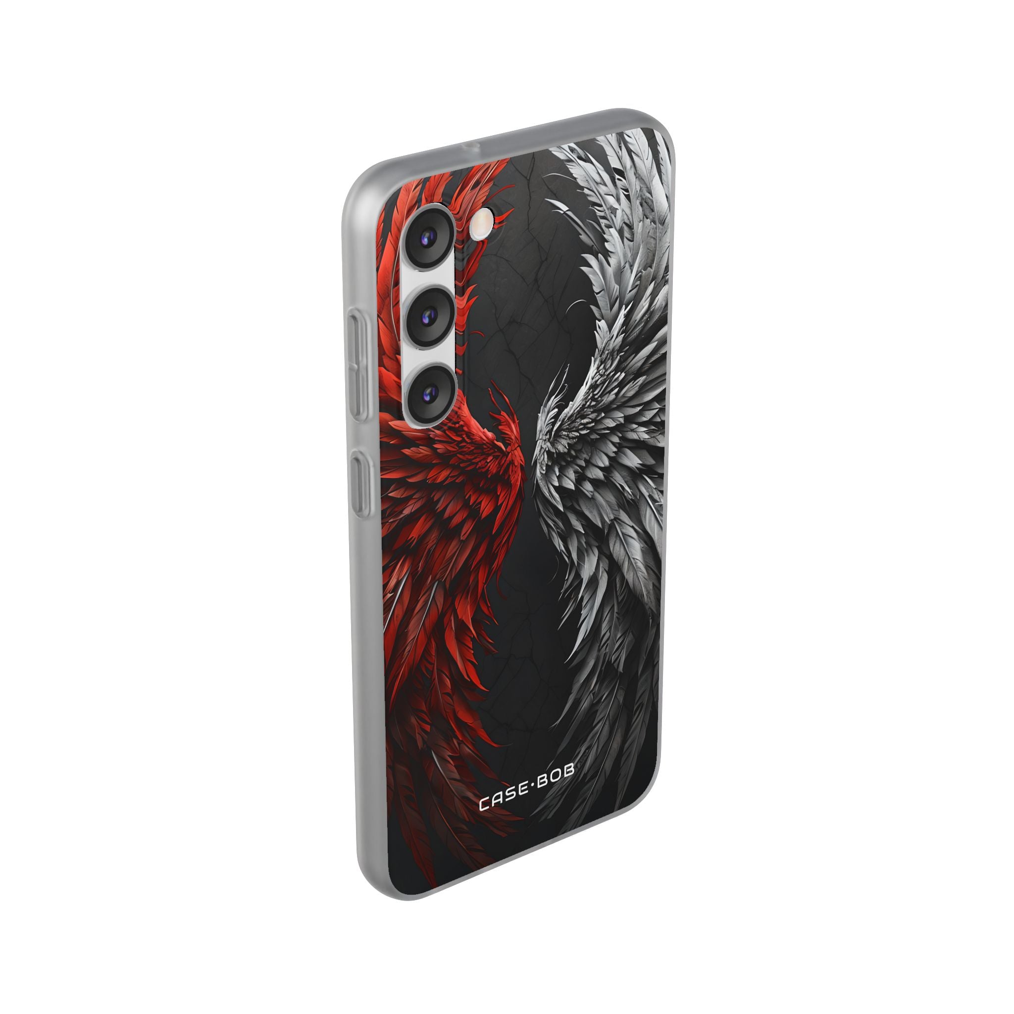 Crimson White Wings Samsung S23 Plus Case - Soft