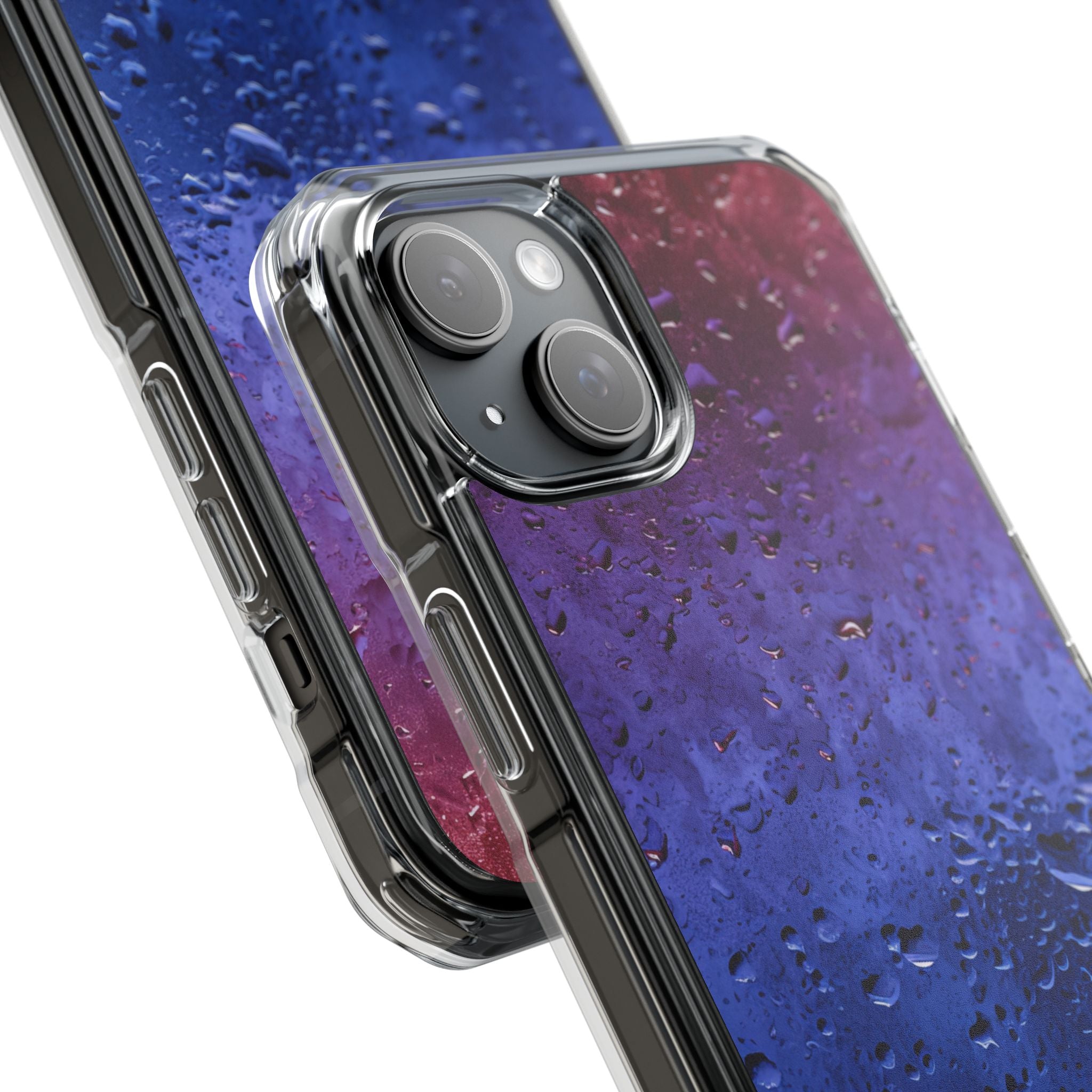 Colorful Mist Droplets iPhone 15 - Impact Clear+