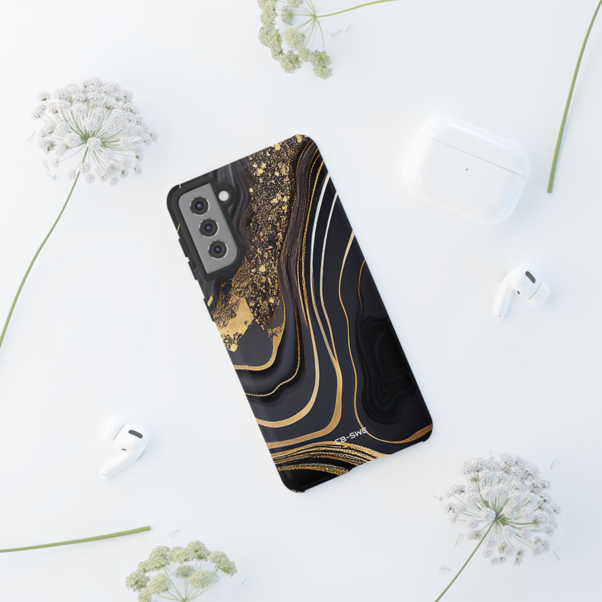 Elegant Gold Streams - Samsung Case
