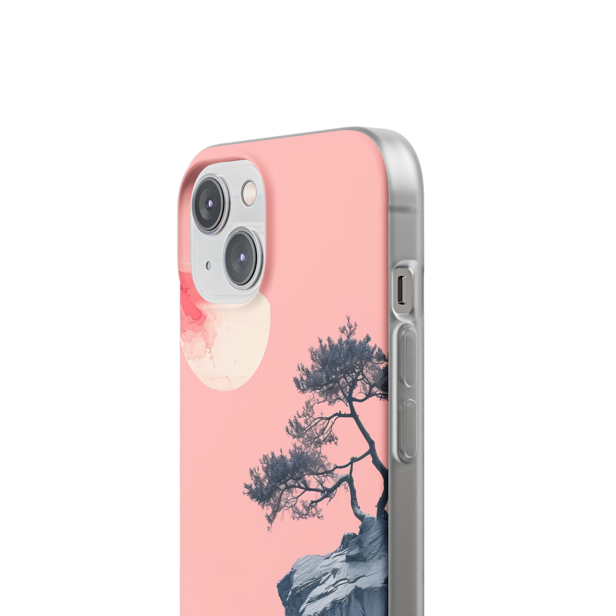 Crimson Moon Tree iPhone 14 Case - Soft