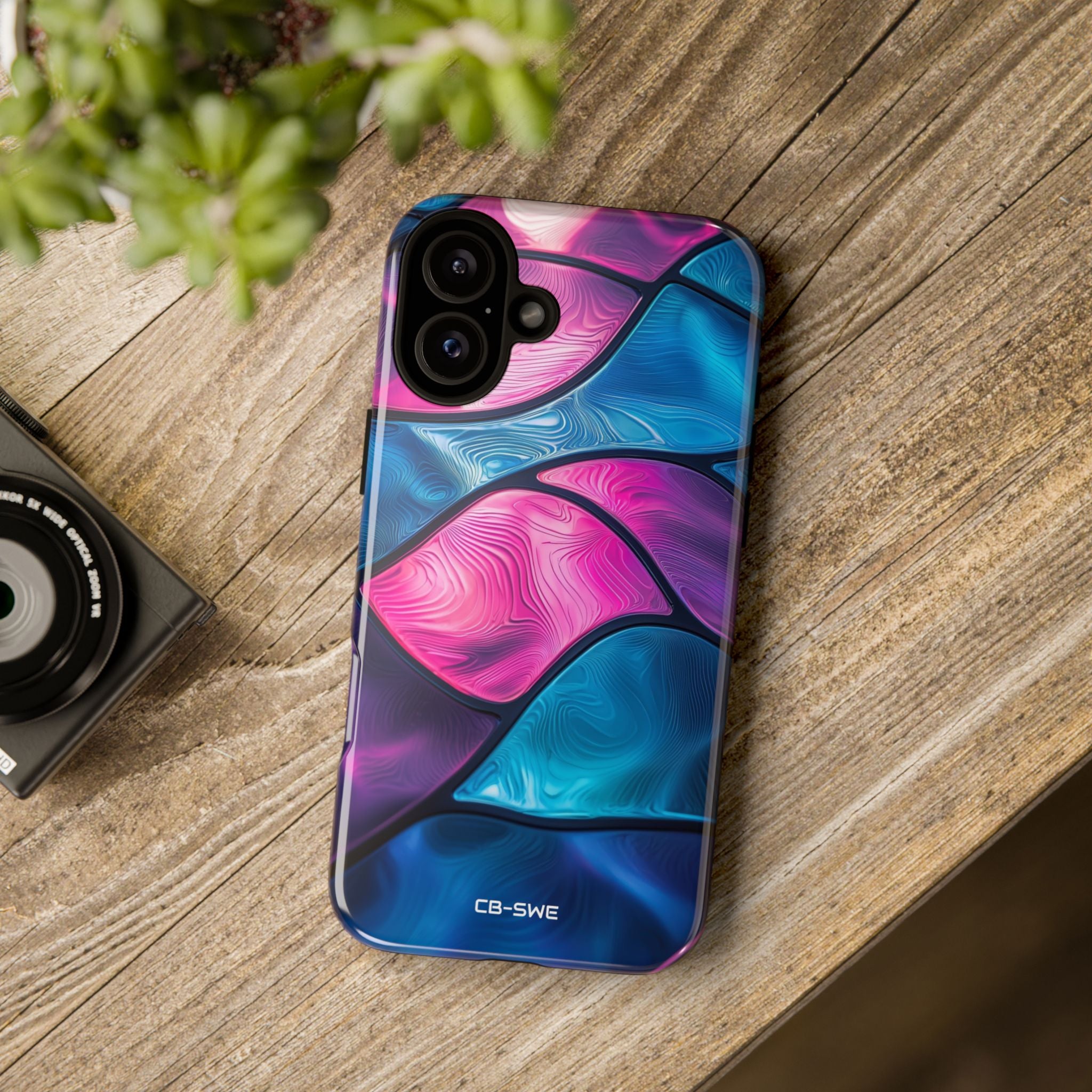 Shimmering Waves Flow - iPhone Case