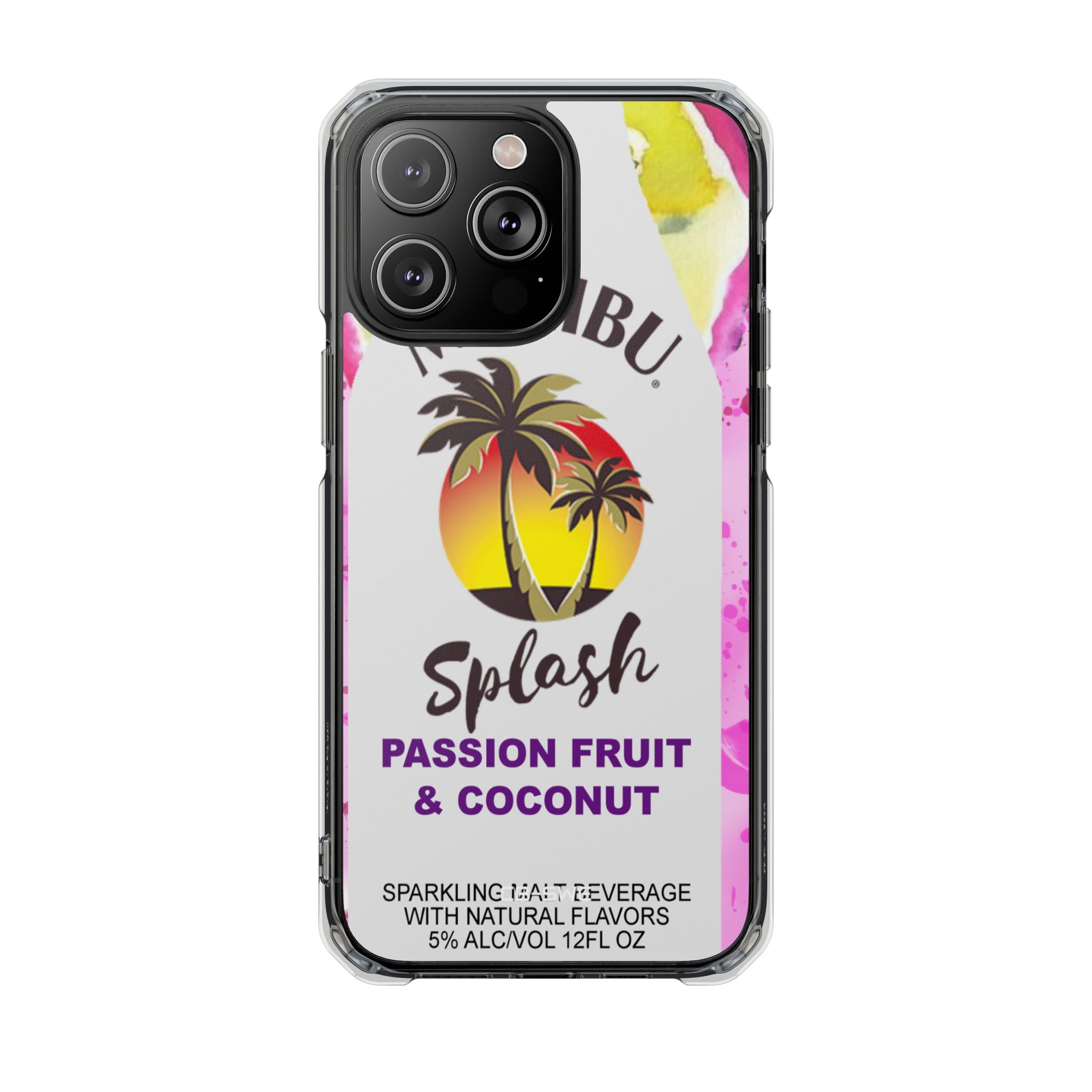 Tropical Sunset Splash iPhone Case - Impact