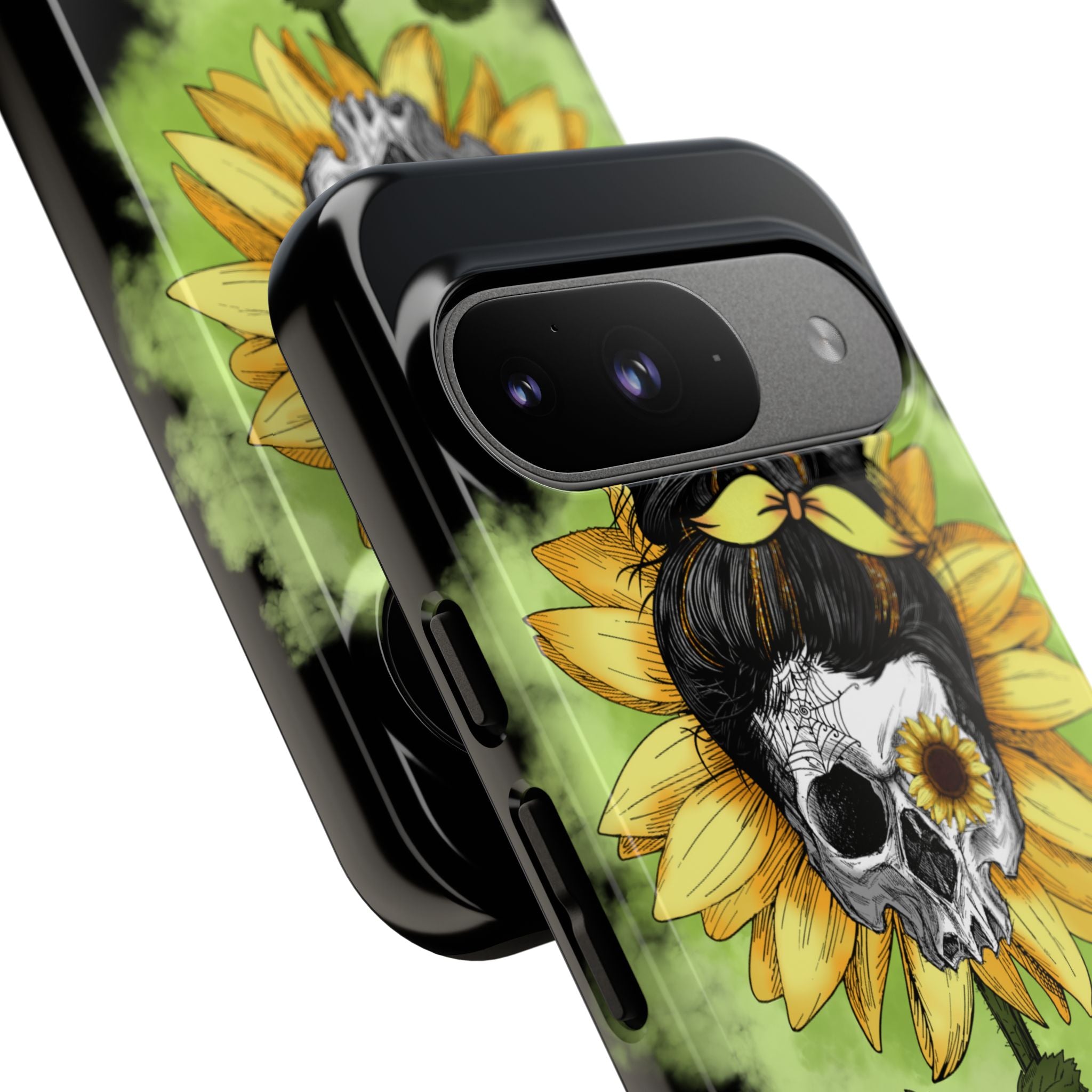 Sunflower Skull Fusion - Google Pixel Case