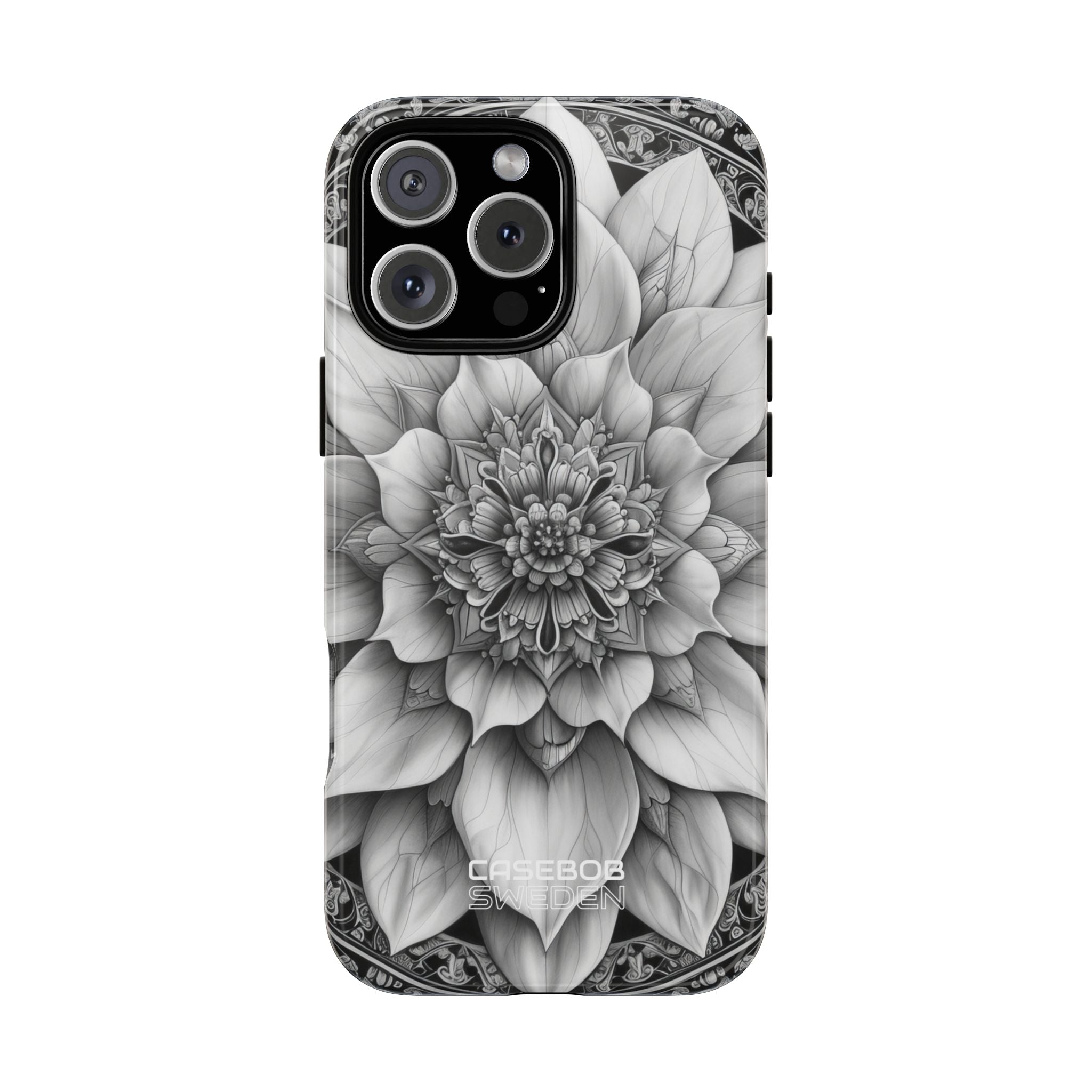 Cosmic Floral Mandala iPhone 16 - Tough