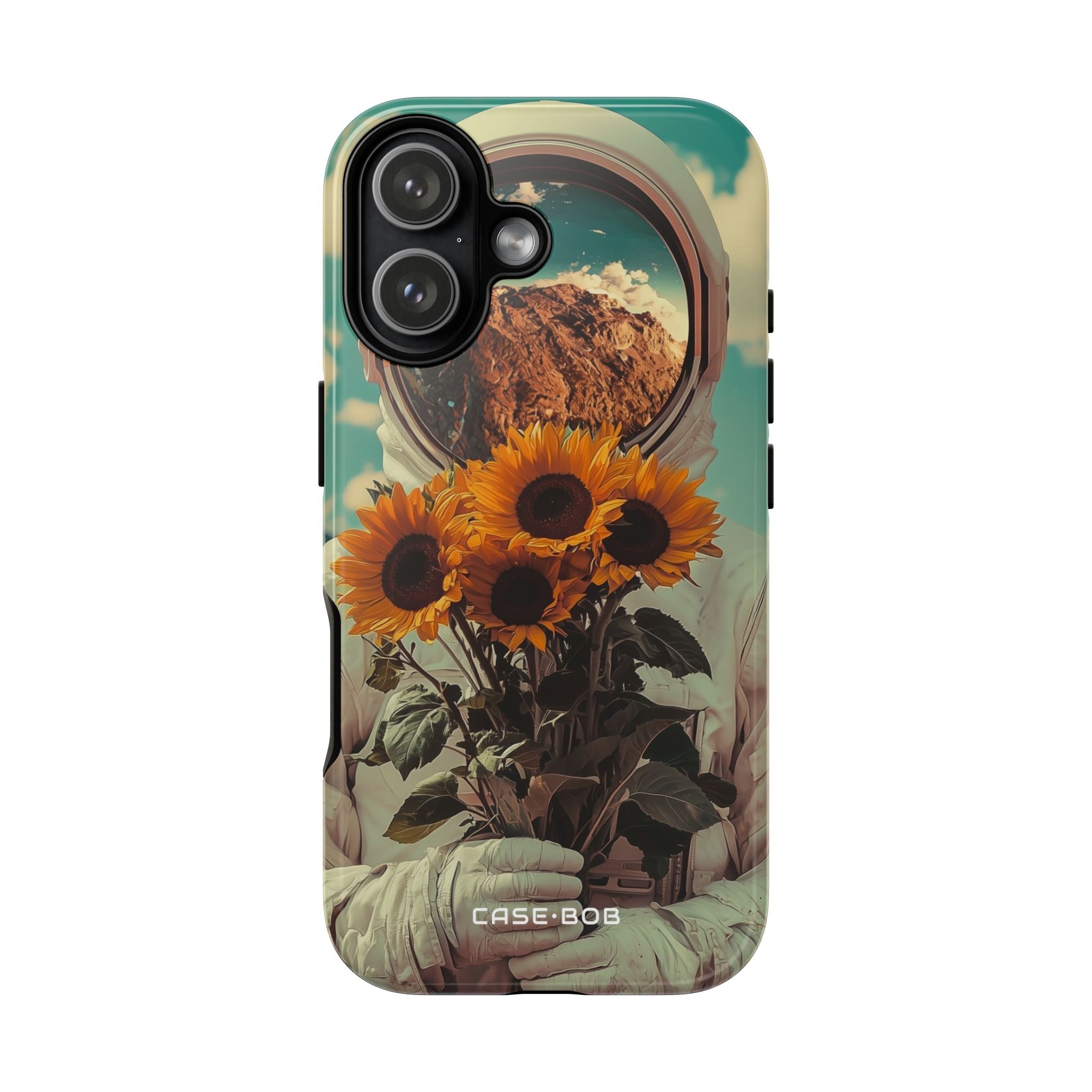 Sunflower Astronaut iPhone 17 Case - Tough