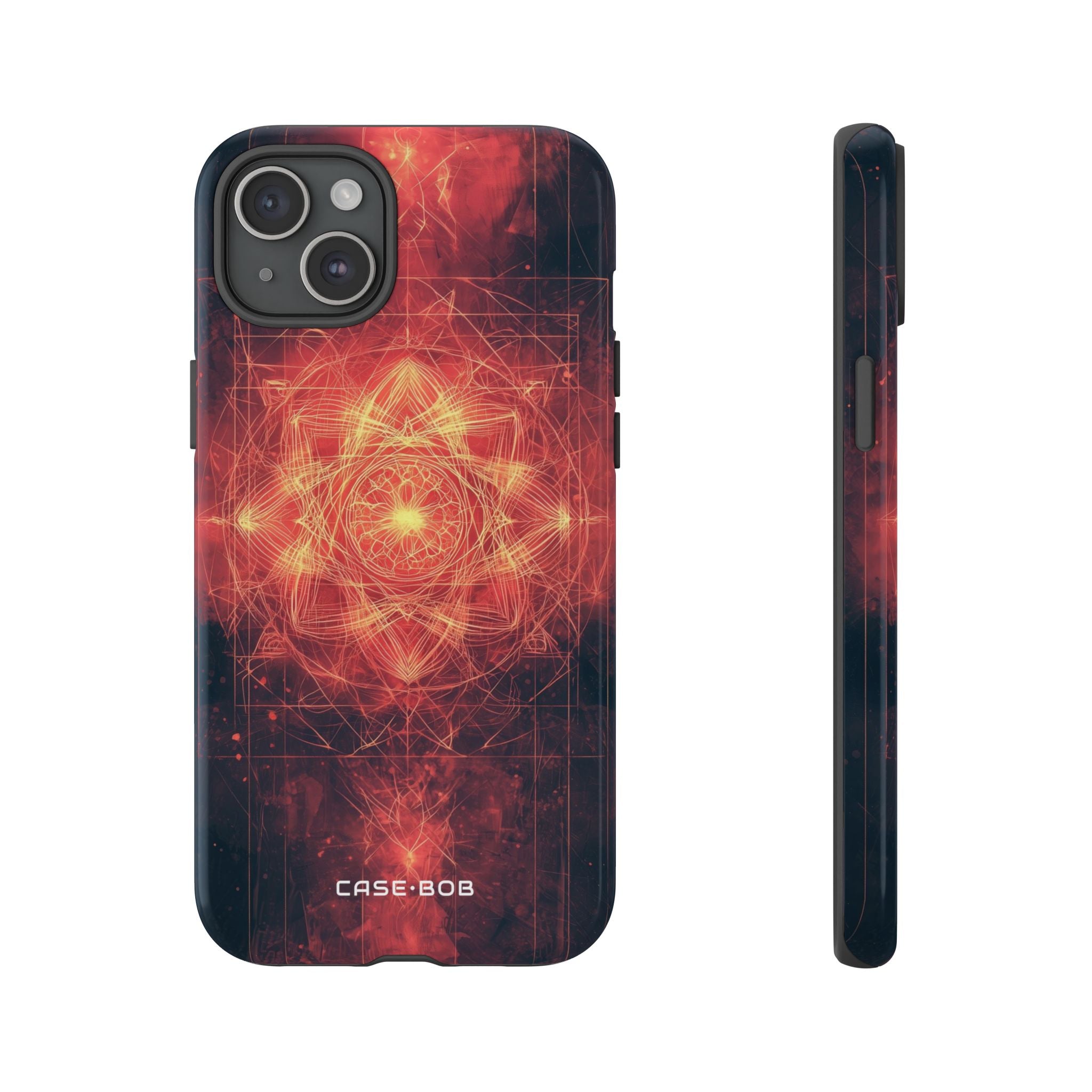 Radiant Mandala iPhone 15 Plus Case - Tough