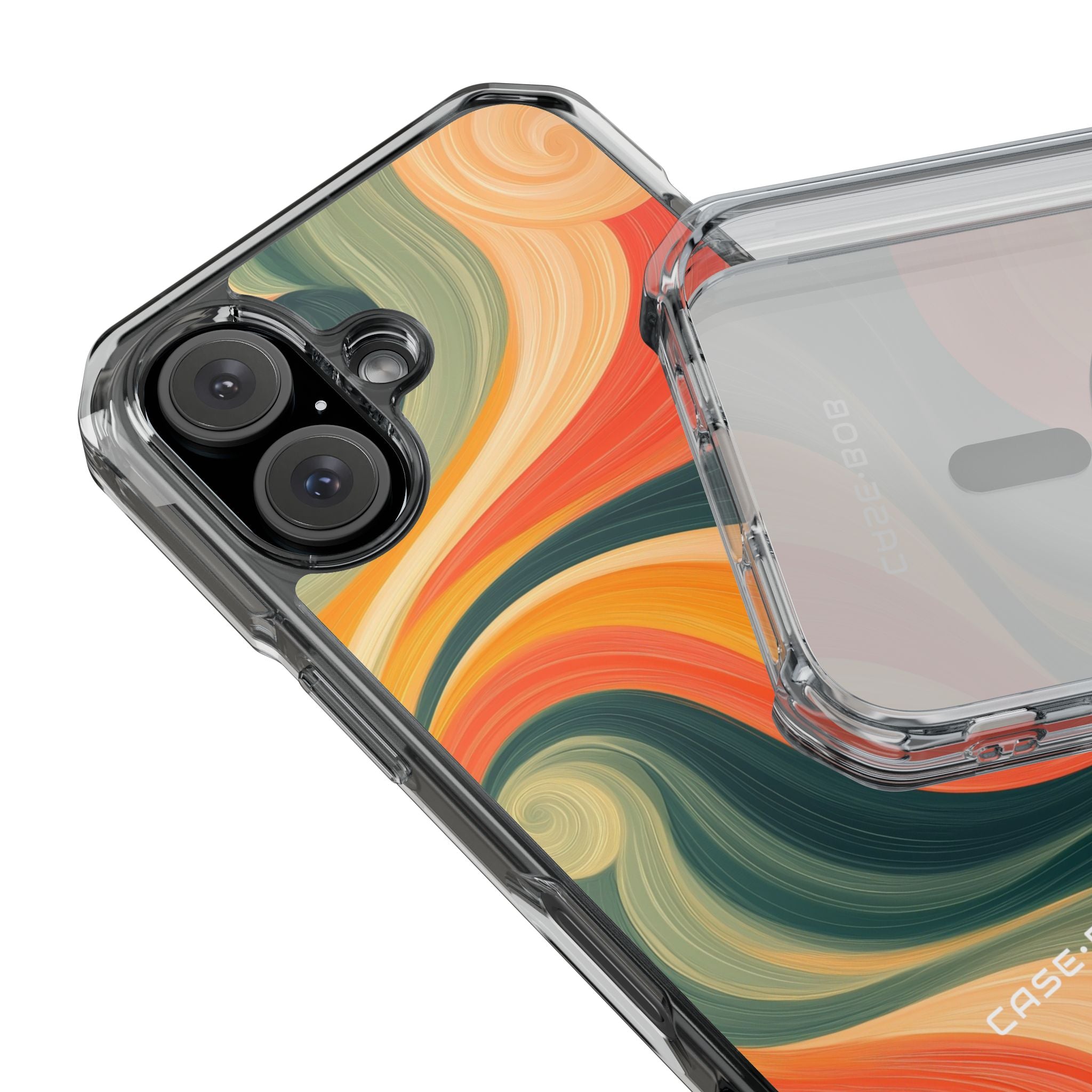 Swirling Ember iPhone 15 Case - Impact