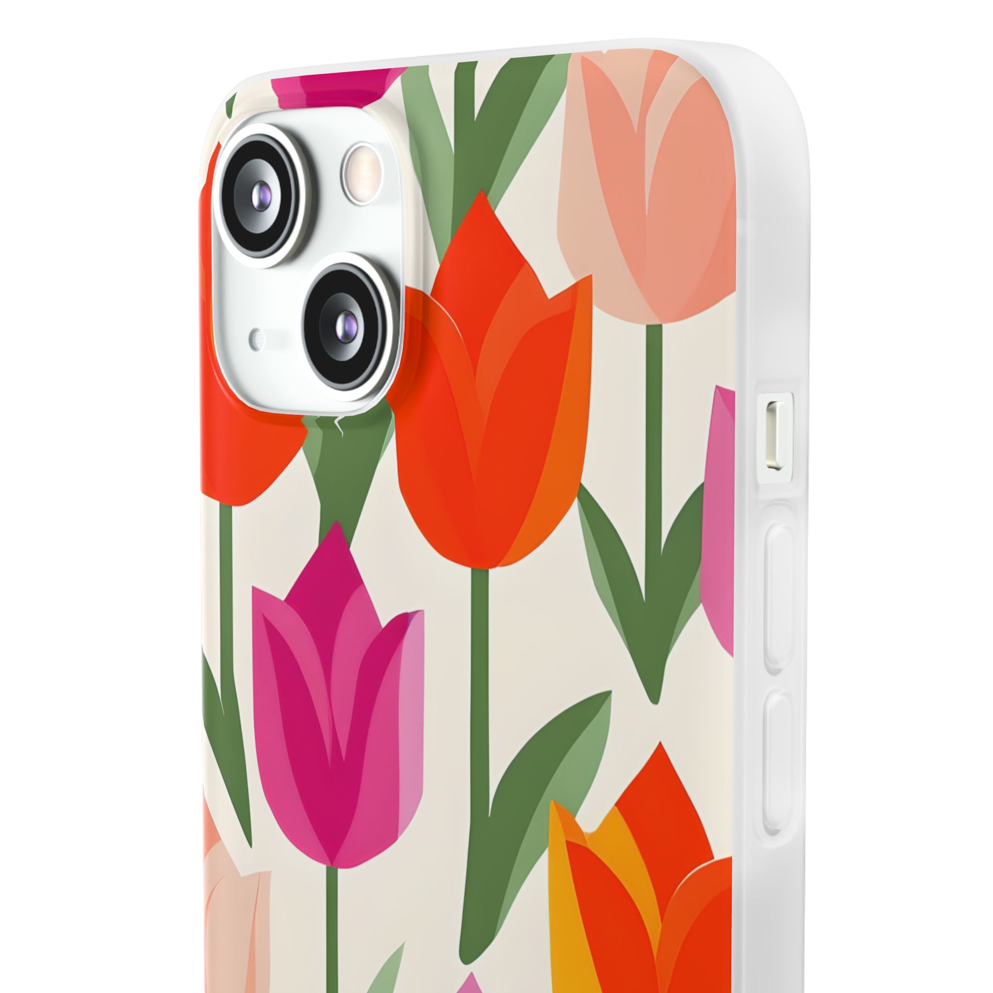 Tulip Harmony Green iPhone 13 - Soft Case