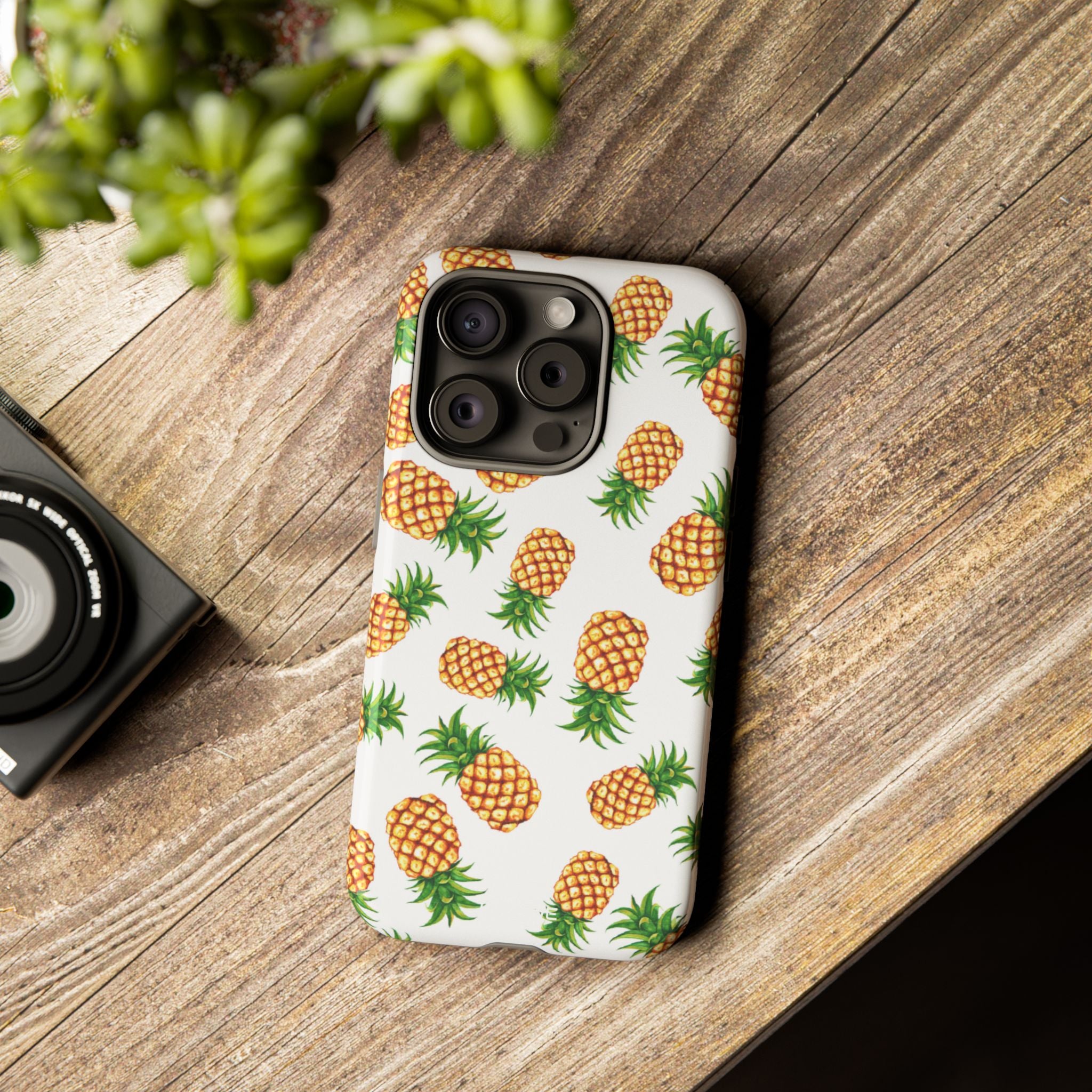 Pineapples Dance Joyfully - iPhone Case