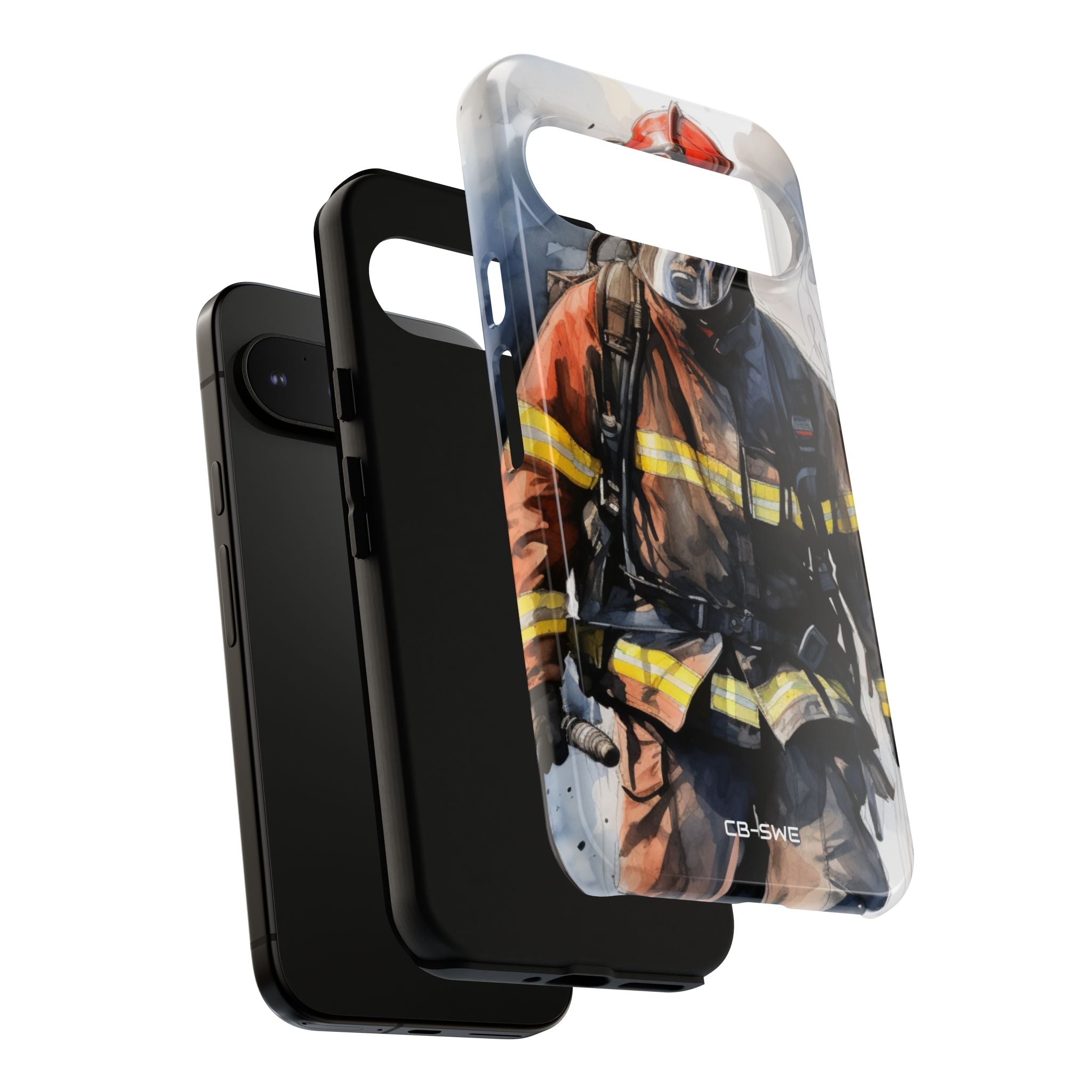 Firefighter In Motion - Google Pixel Case