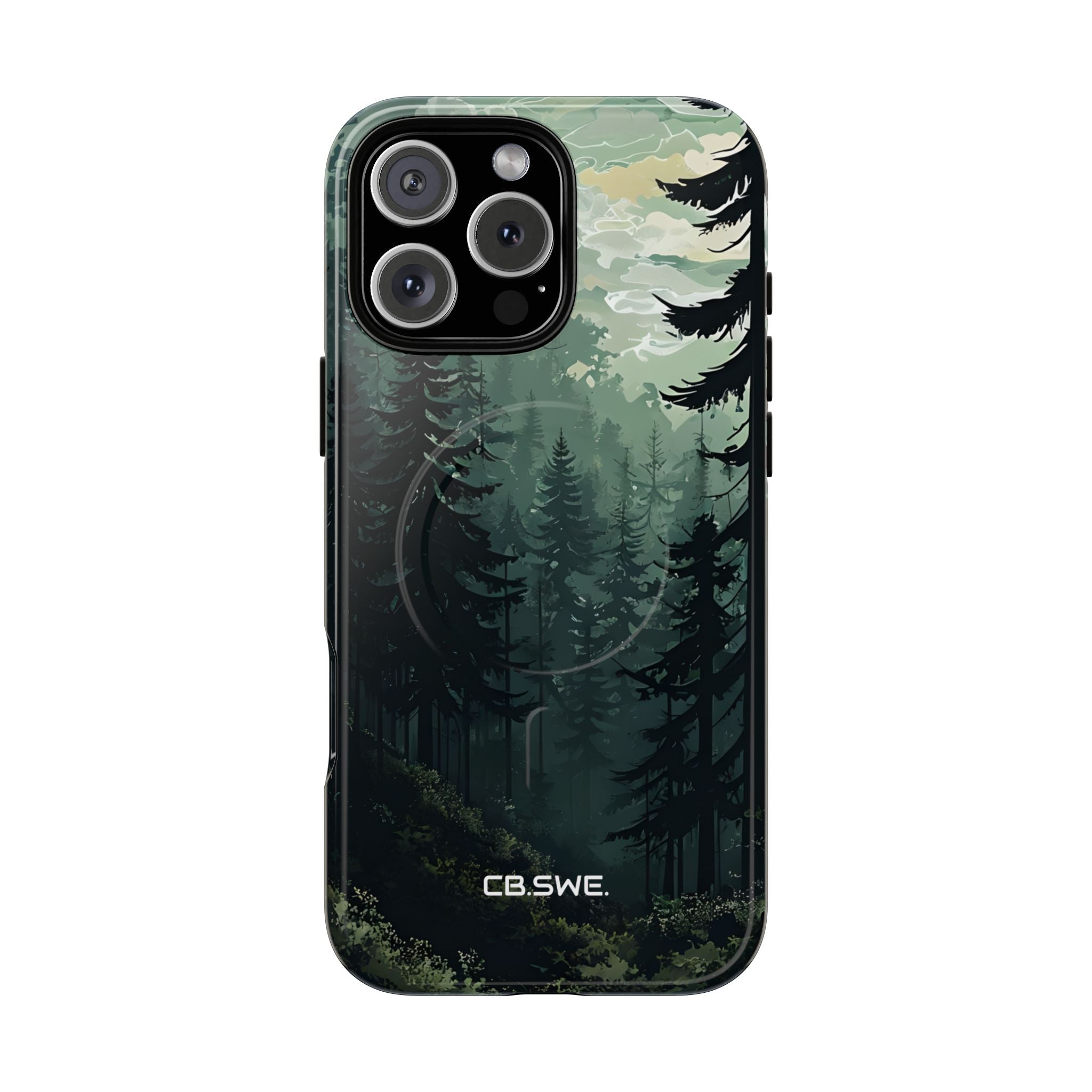 Serene Forest Landscape Phone Cover iPhone 16 - Tough+