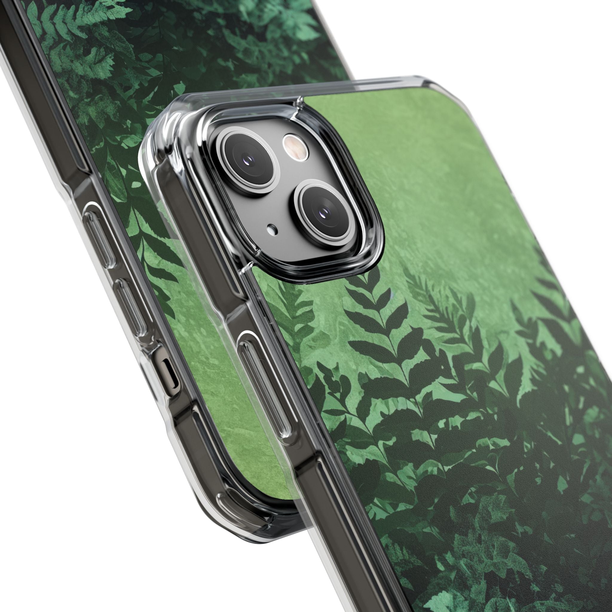 Verdant Fern Silhouettes iPhone 14 - Impact Clear+