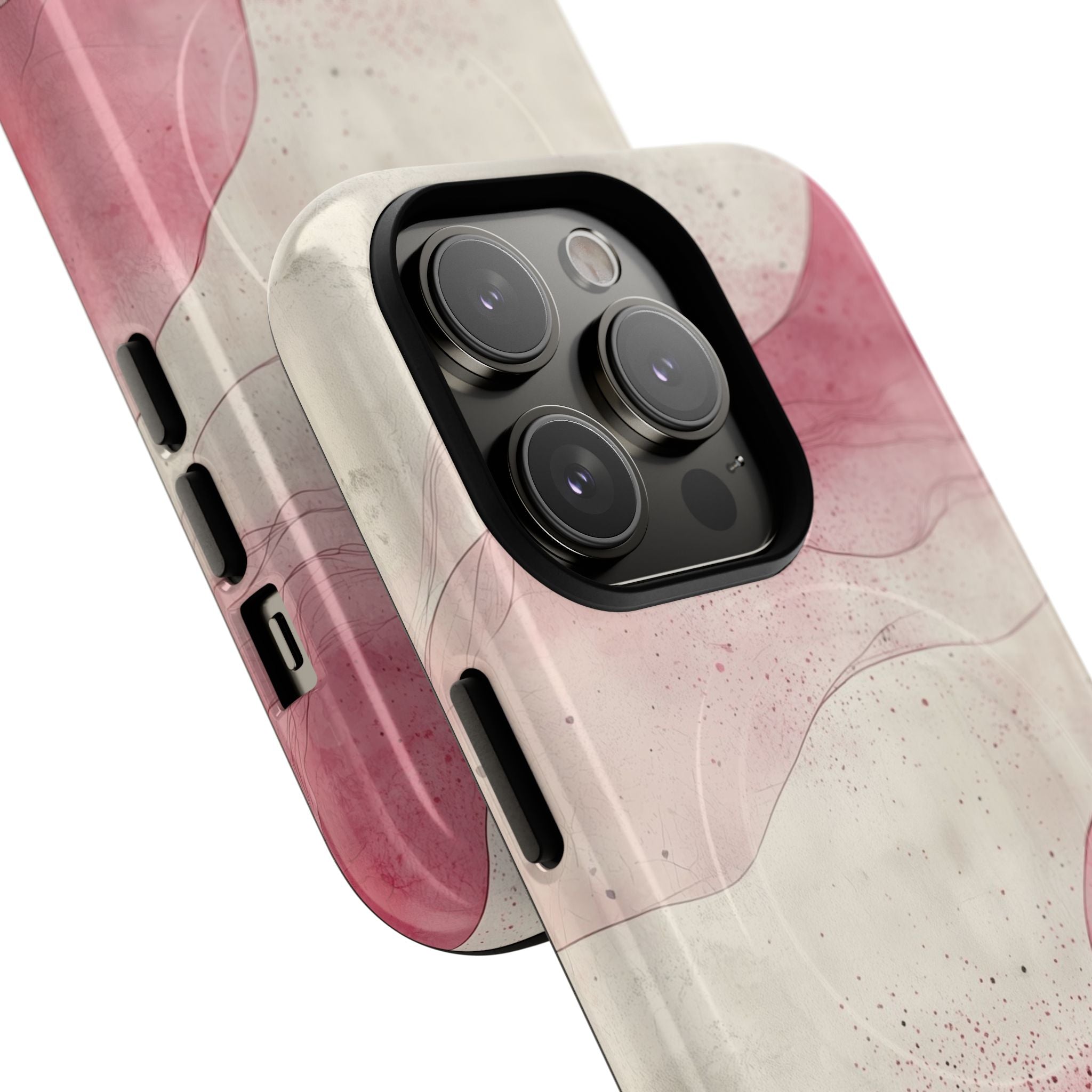 Crimson Waves iPhone 14 Pro Case - Tough+