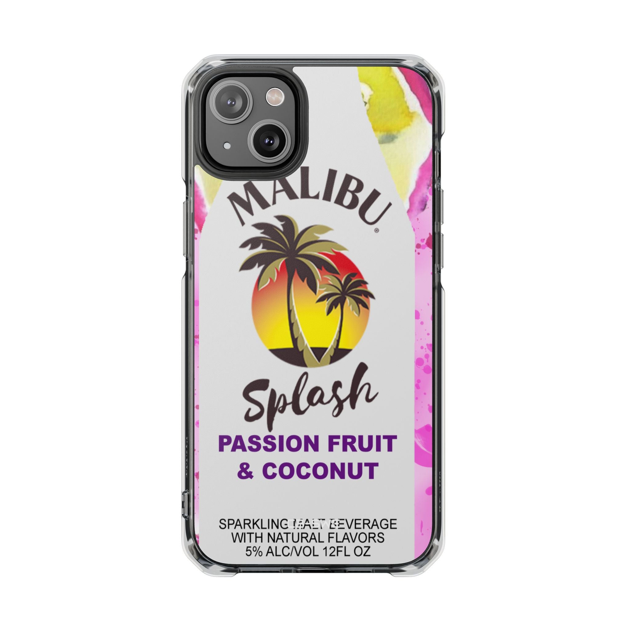 Tropical Sunset Splash iPhone Case - Impact