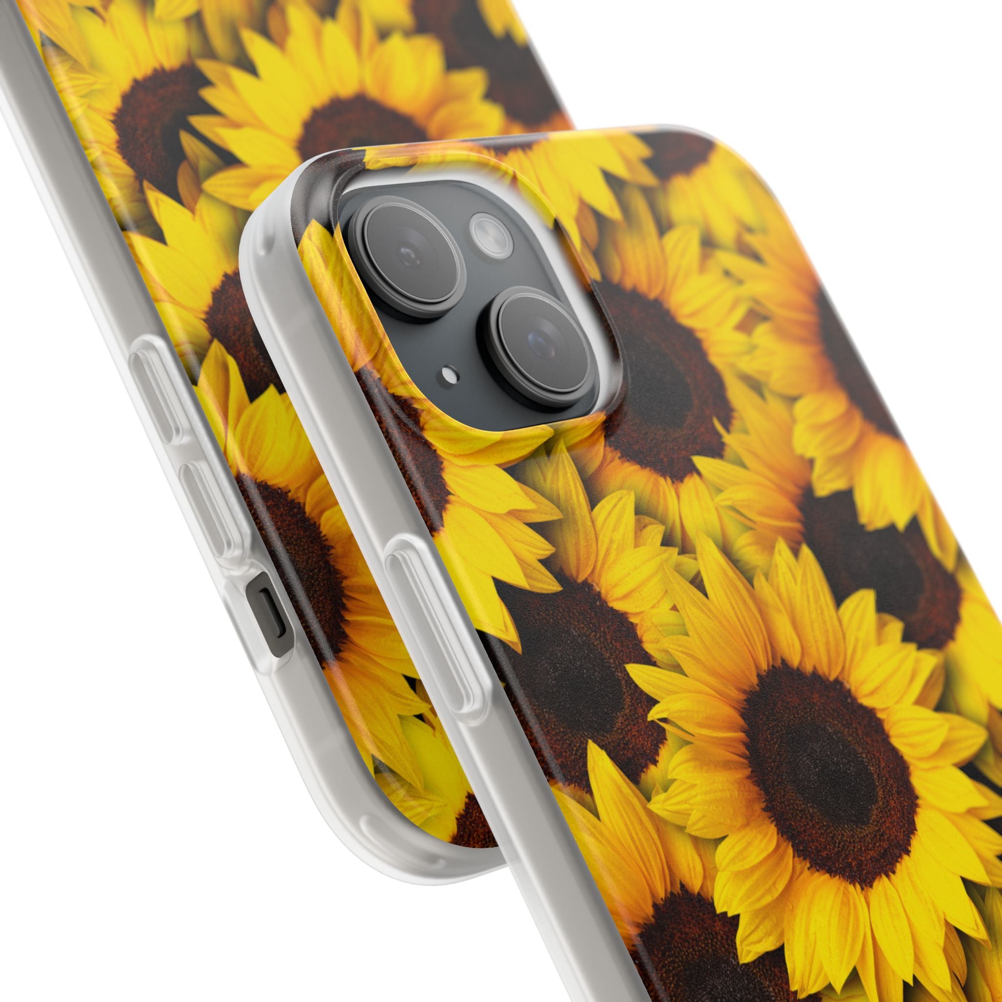 Sunflower Glow iPhone 15 Plus Case - Soft