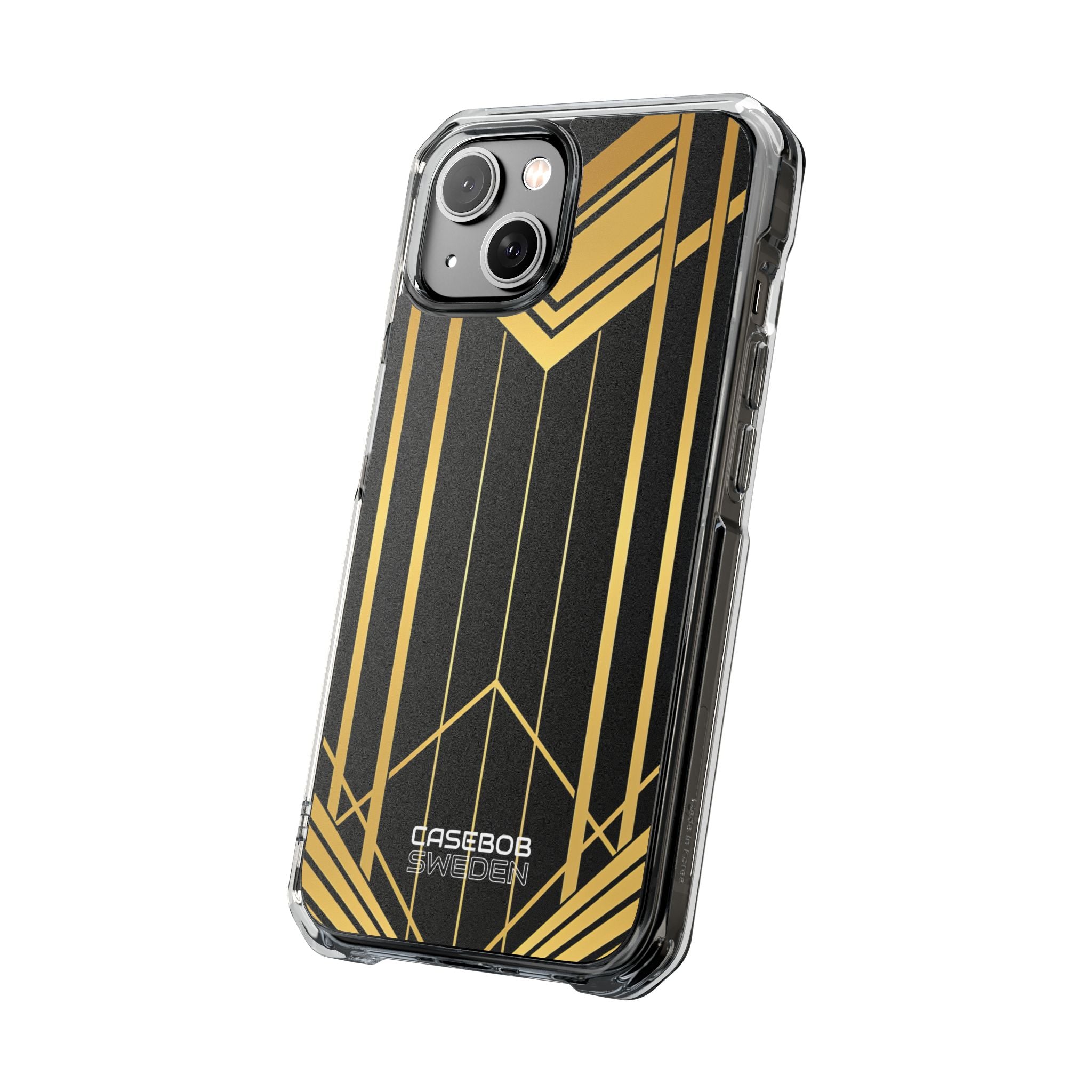 Gouden Geometrische Symfonie iPhone 14 - Impact Clear+